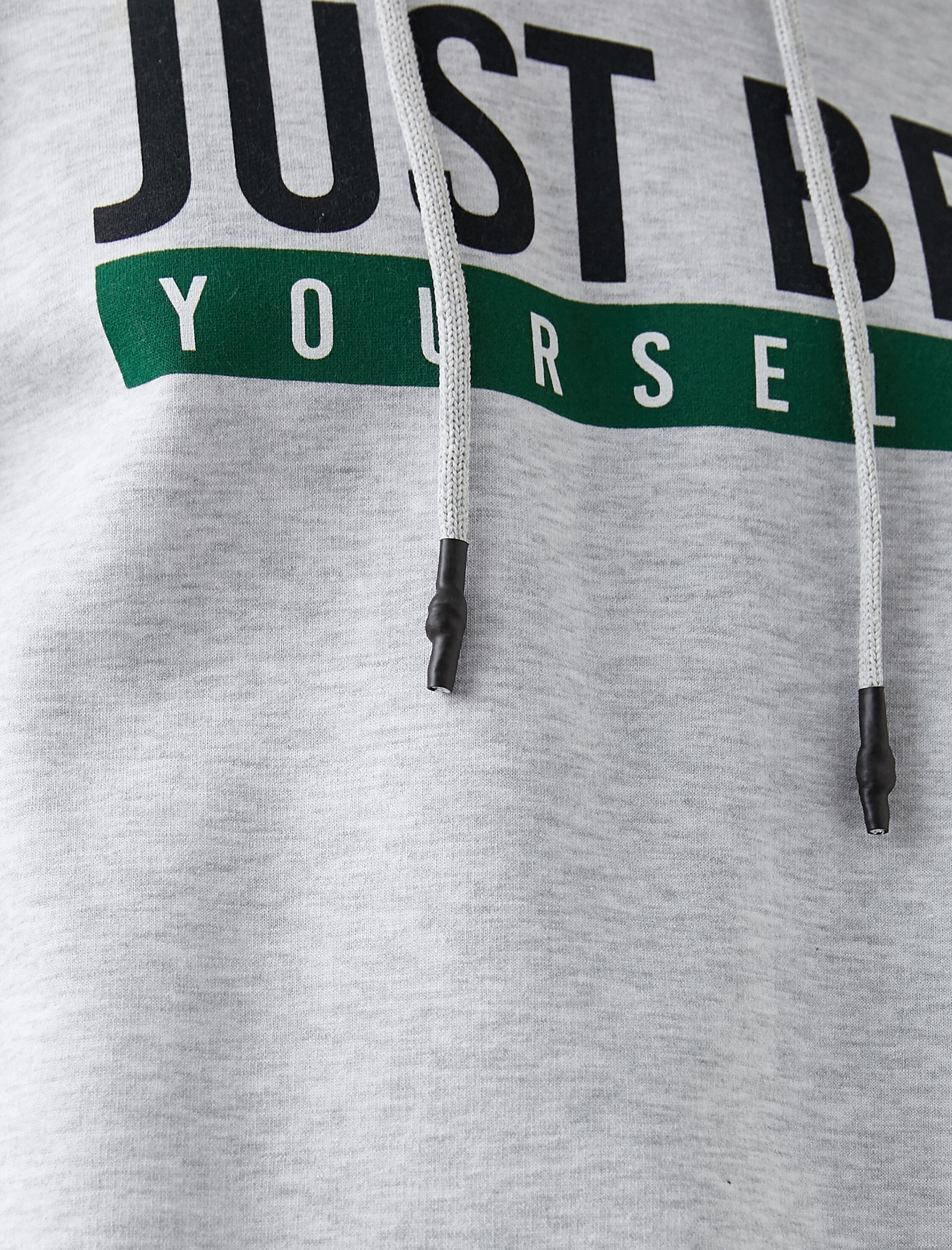   Baskılı Kapşonlu Sweatshirt Şardonlu