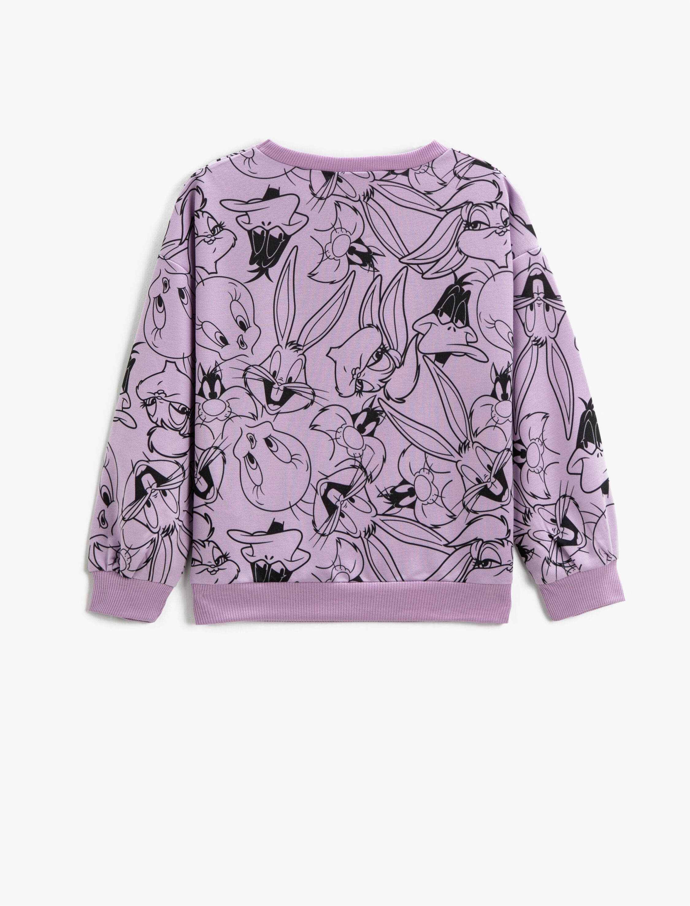  Kız Çocuk Looney Tunes Baskılı Lisanslı Sweatshirt