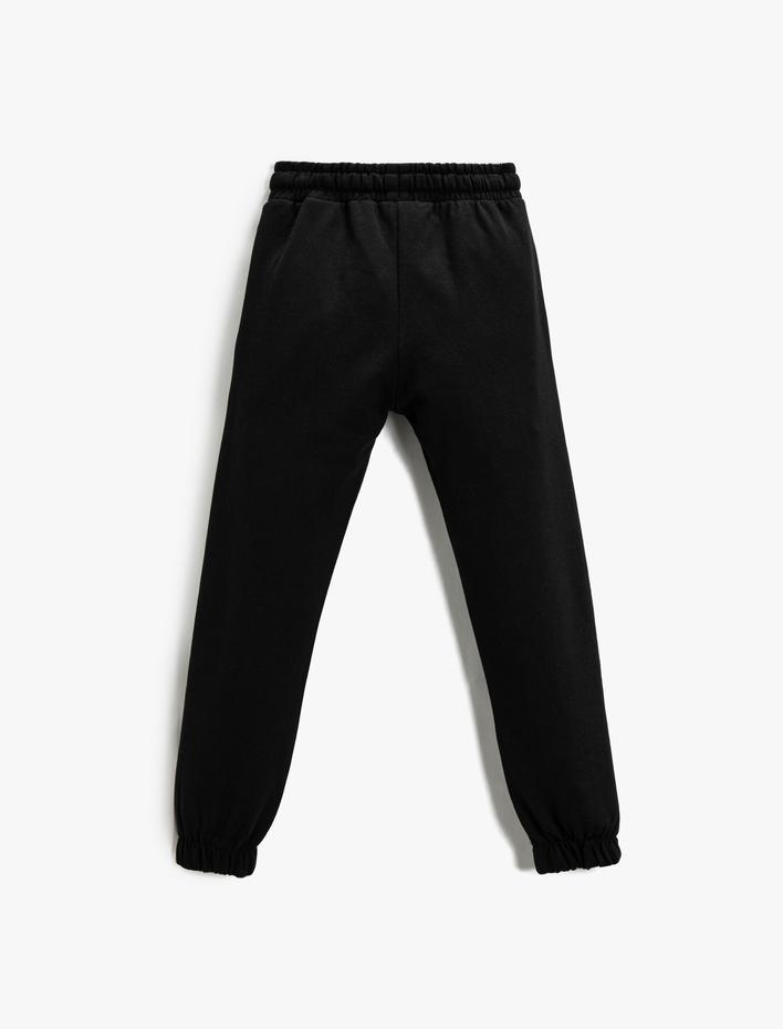 Kız Çocuk Basic Jogger Eşofman Altı Beli Bağlamalı