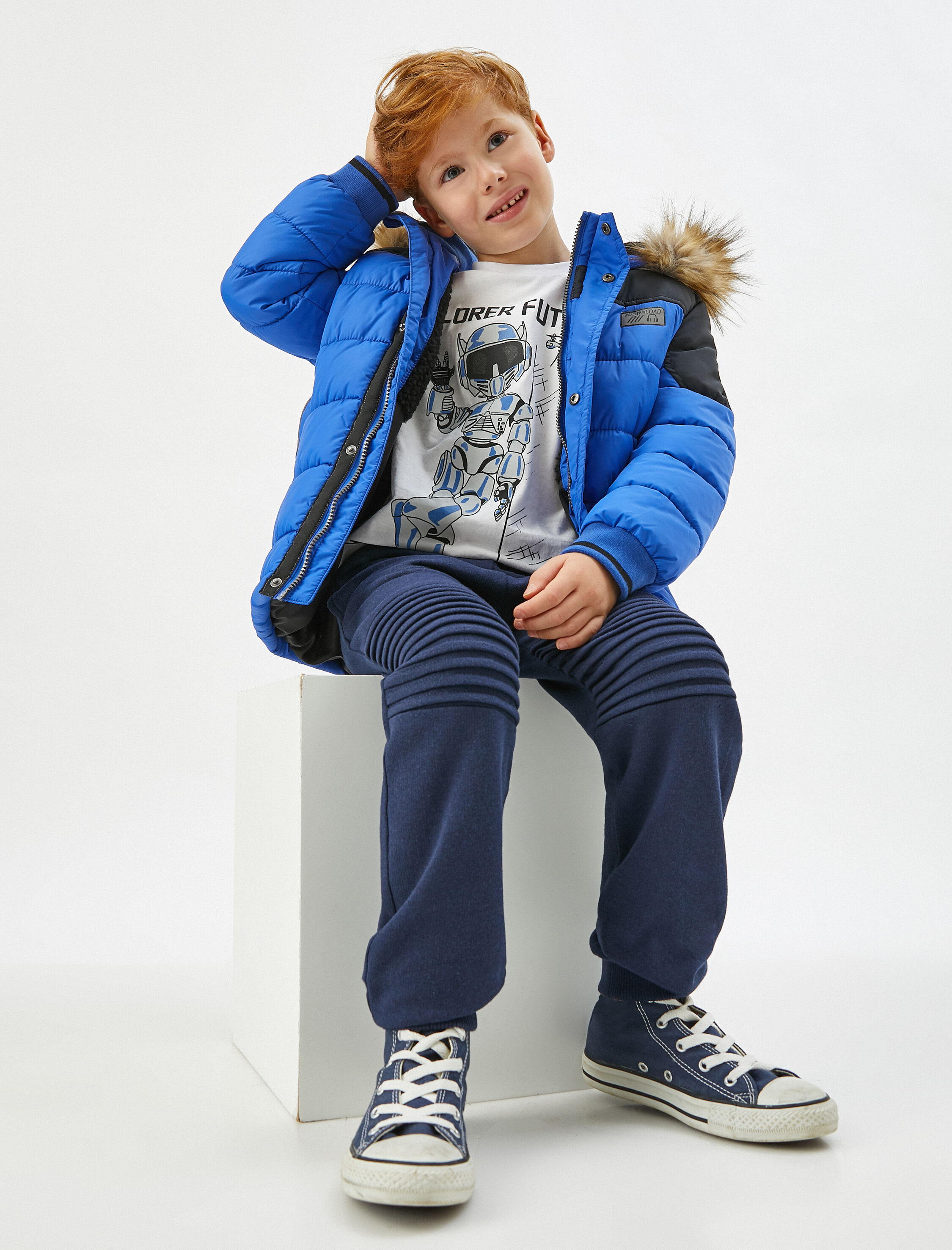  Erkek Çocuk Basic Jogger Eşofman Altı