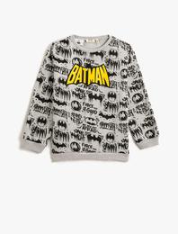Batman Baskılı Lisanslı Sweatshirt