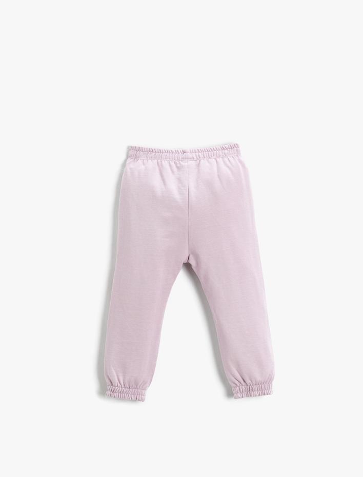 Kız Bebek Basic Eşofman Altı Pamuklu