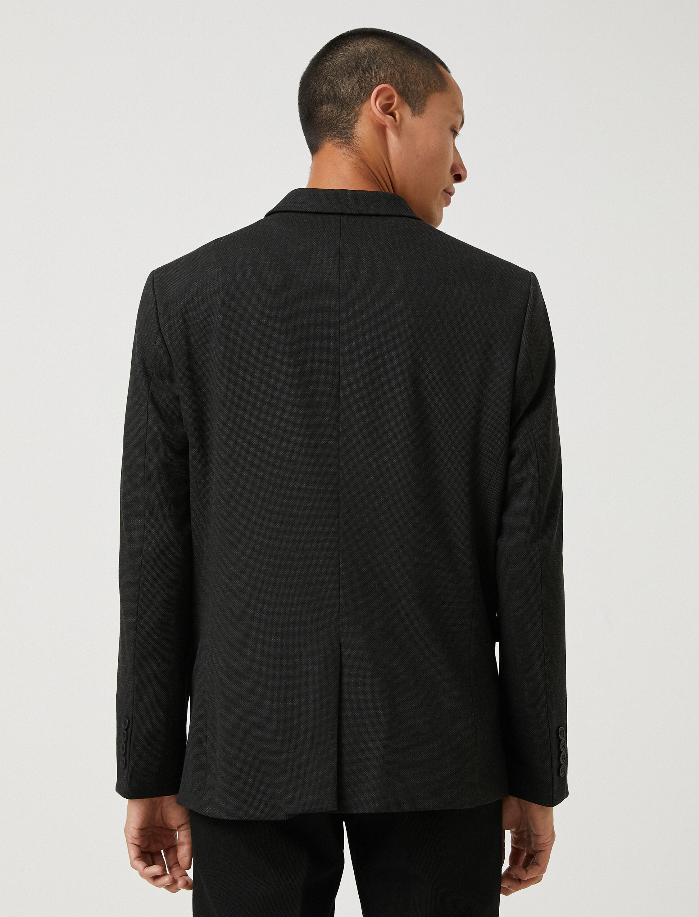   Basic Blazer Ceket Broş Detaylı Düğmeli Cepli