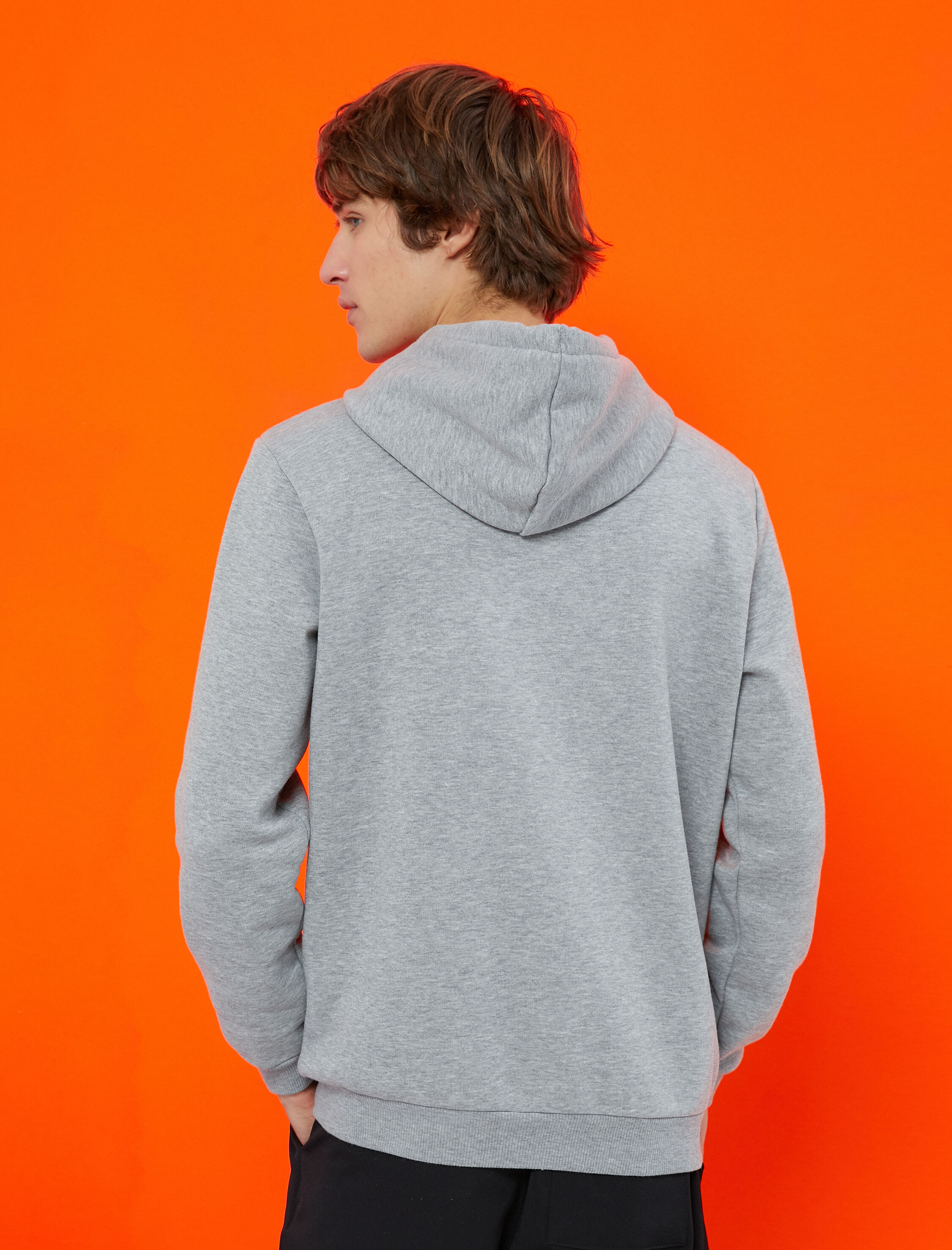   Snoopy Oversize Kapşonlu Sweatshirt Şardonlu Lisanslı Baskılı