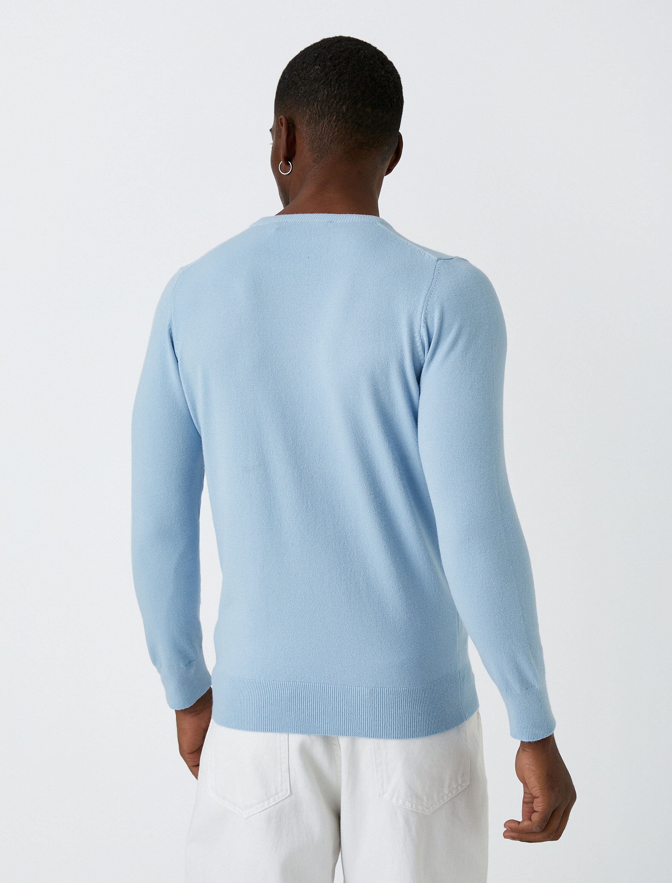   Basic Triko Kazak Bisiklet Yaka