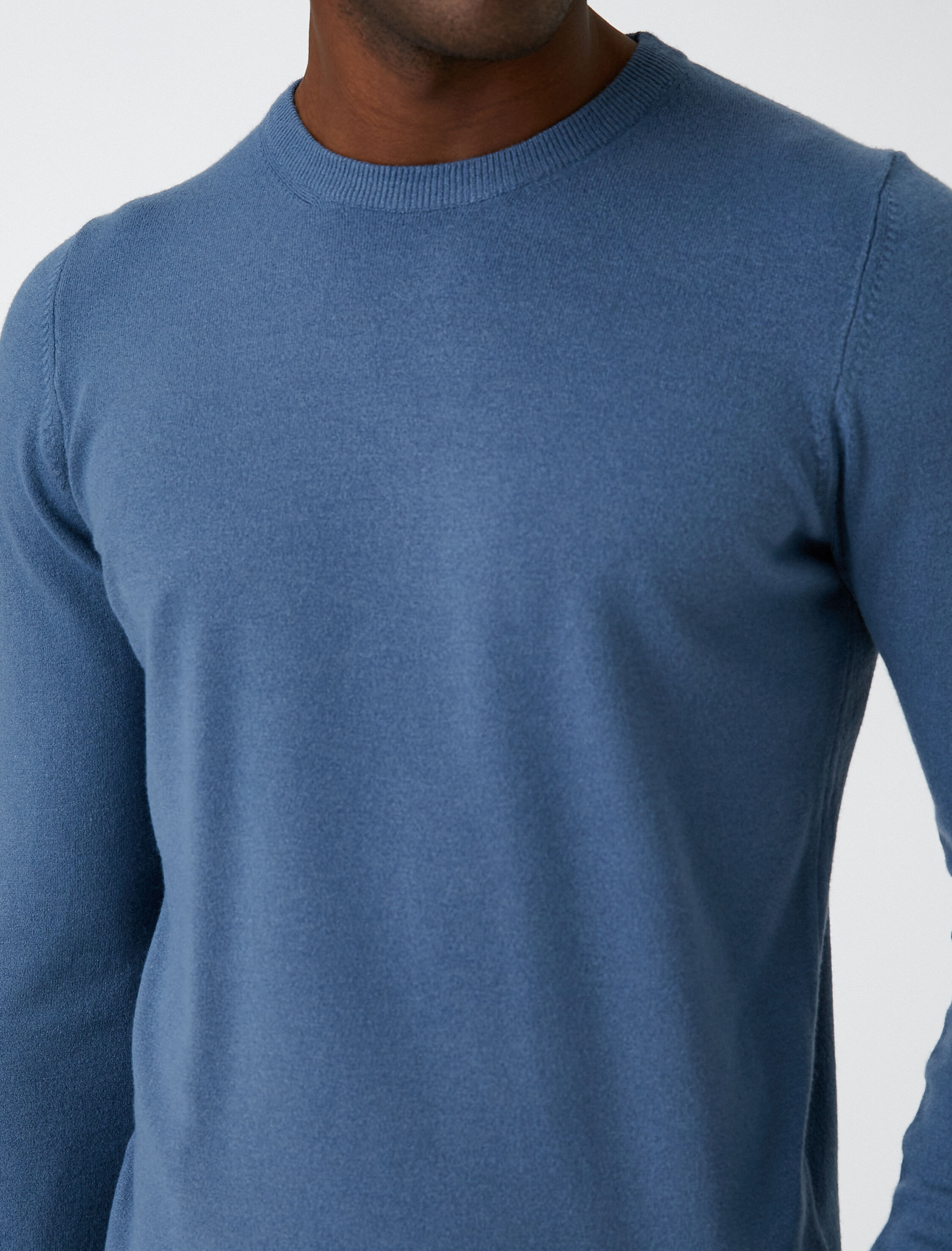   Basic Triko Kazak Bisiklet Yaka