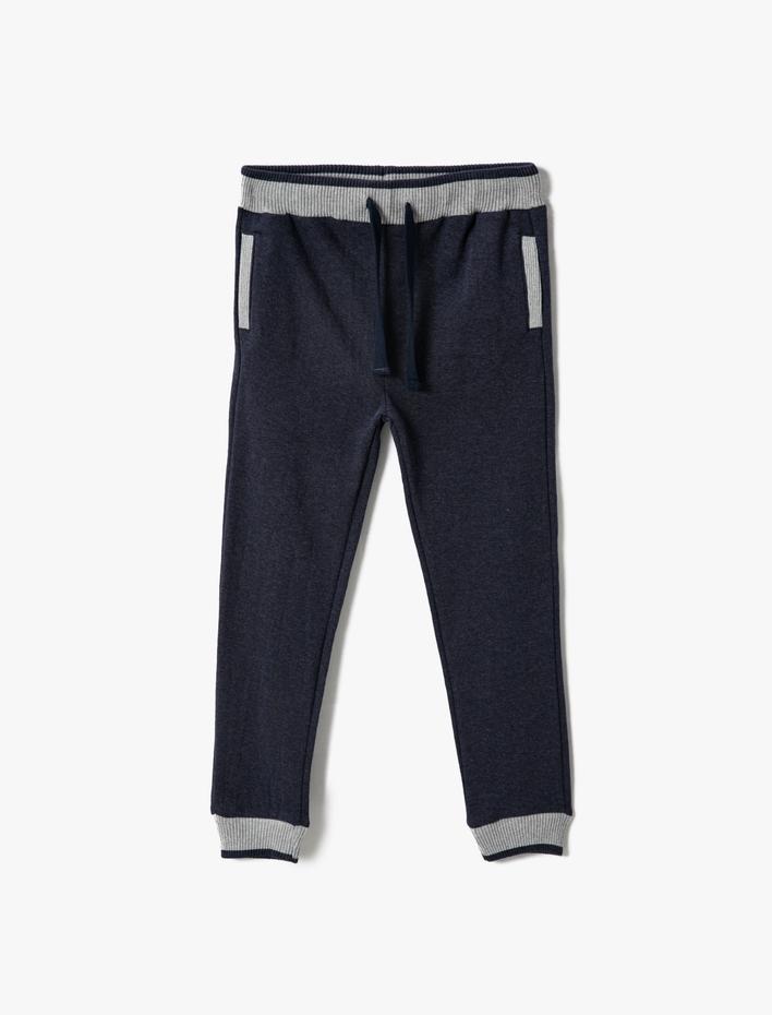 Erkek Çocuk Basic Jogger Eşofman Altı Beli Bağlamalı