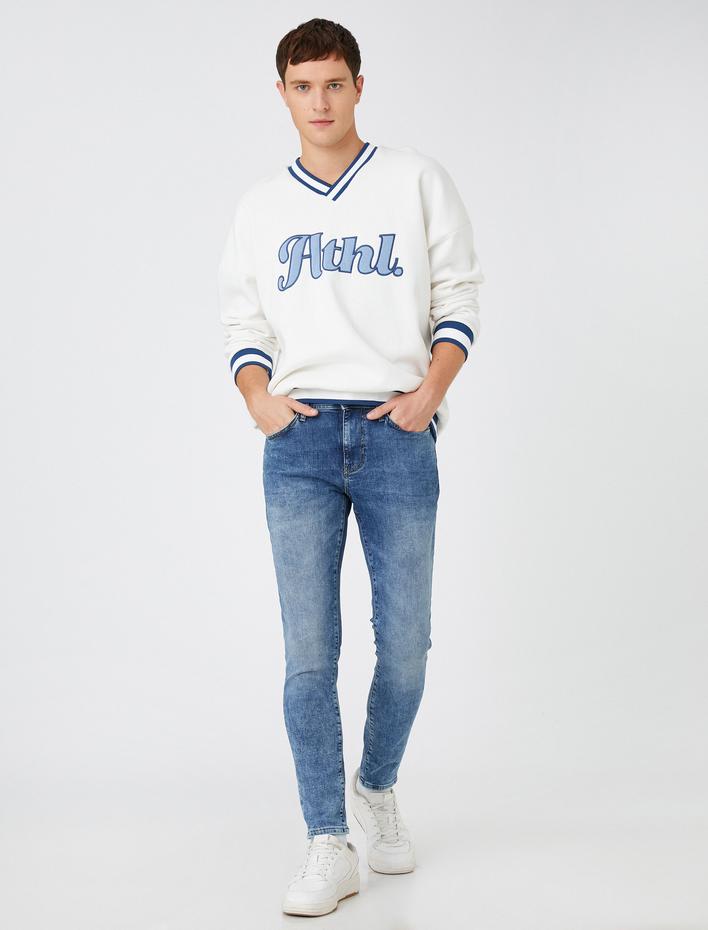  Super Skinny Fit Kot Pantolon - Justin Jean