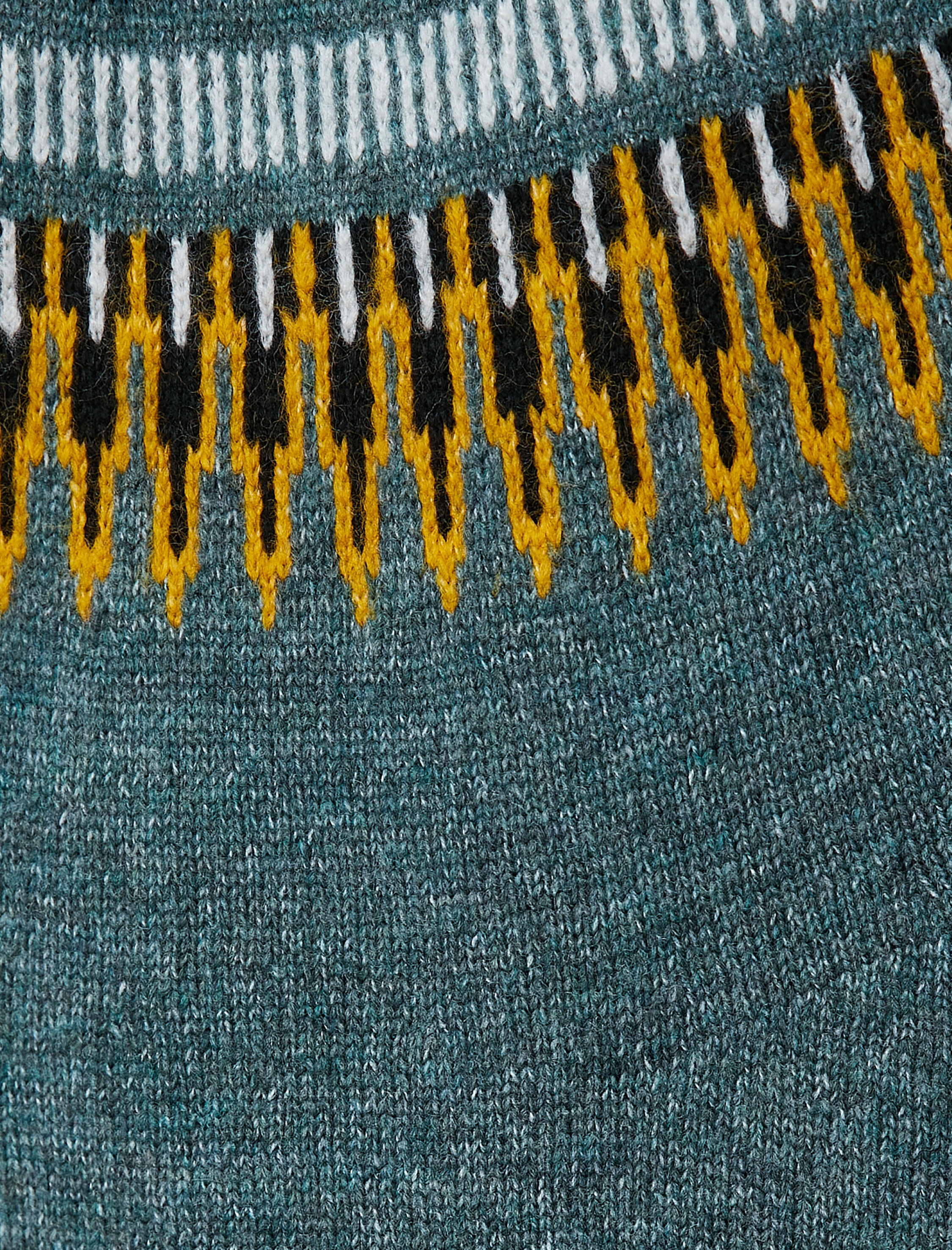 Bisiklet Yaka Kazak Etnik Detaylı