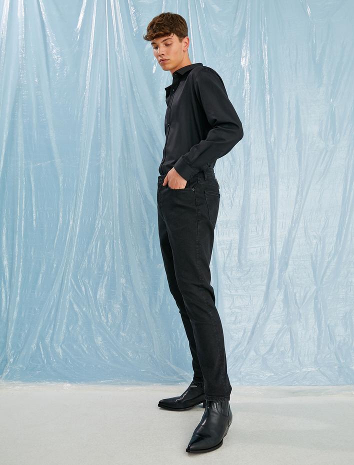  Skinny Fit Kot Pantolon - Michael Jean