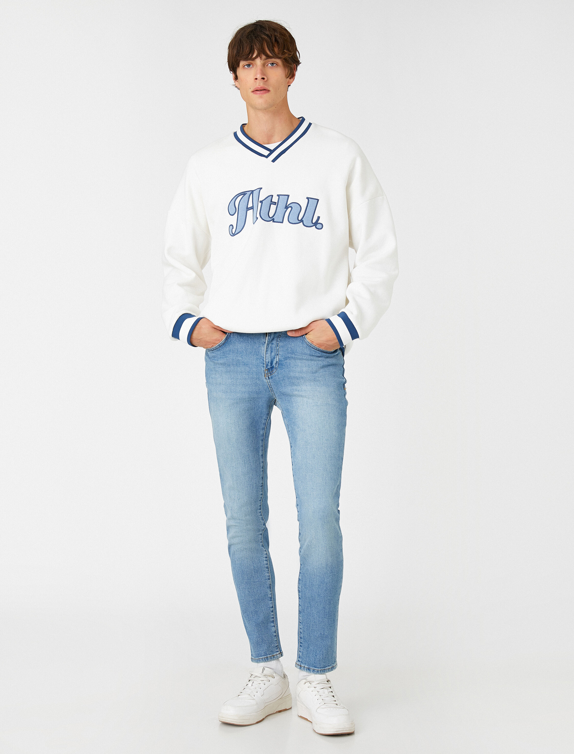   Slim Fit Kot Pantolon - Brad Jean