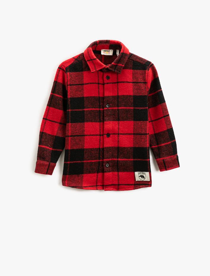 Erkek Çocuk Oduncu Gömlek Uzun Kollu Yumuşak Dokulu