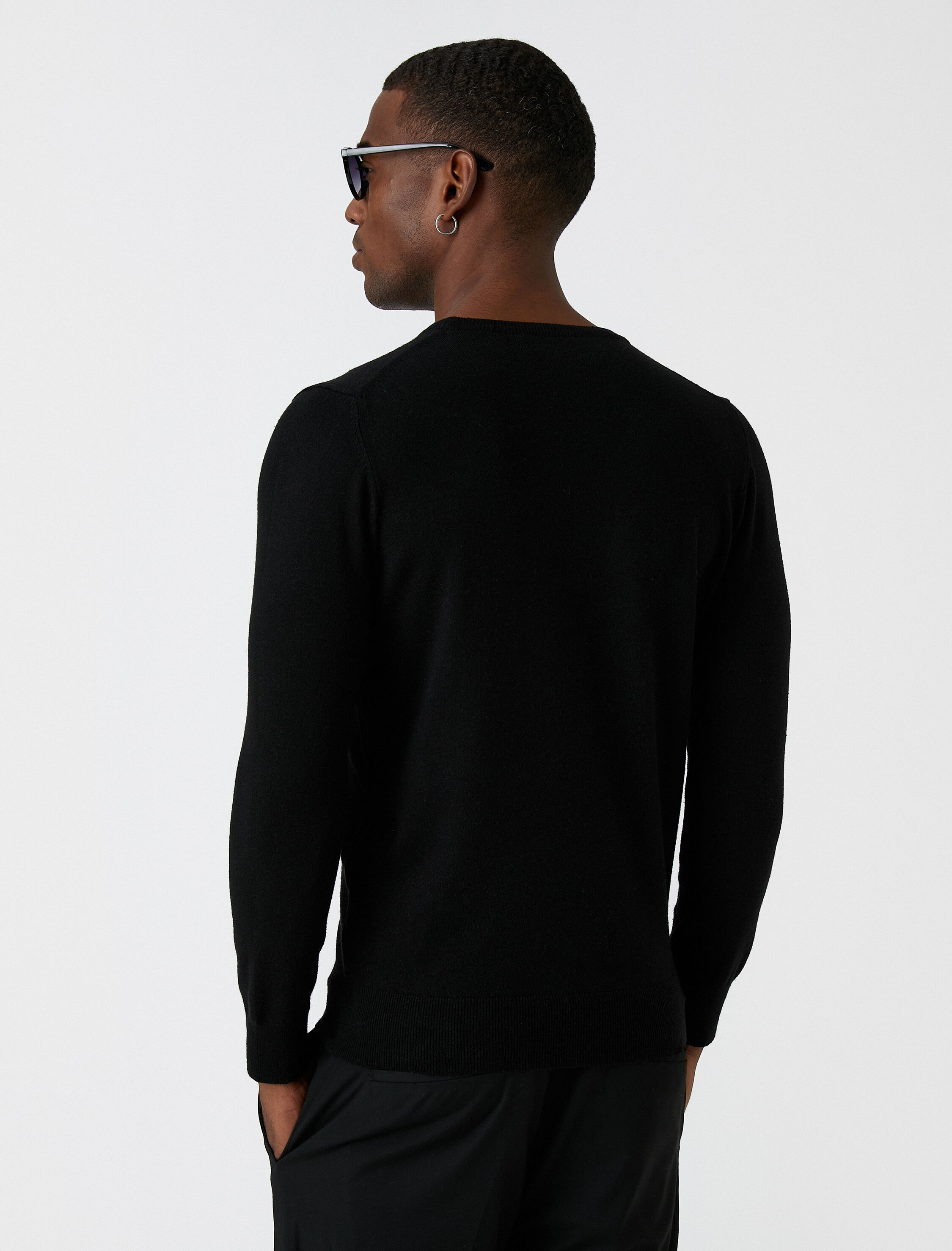   Basic Triko Kazak Bisiklet Yaka