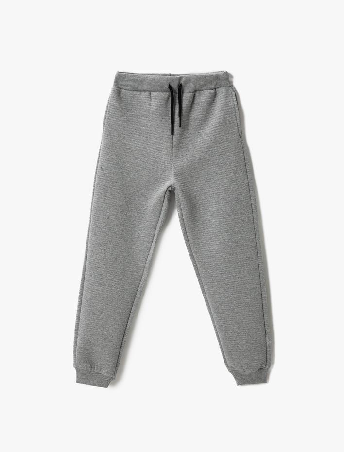 Erkek Çocuk Basic Jogger Eşofman Altı Beli Bağlamalı