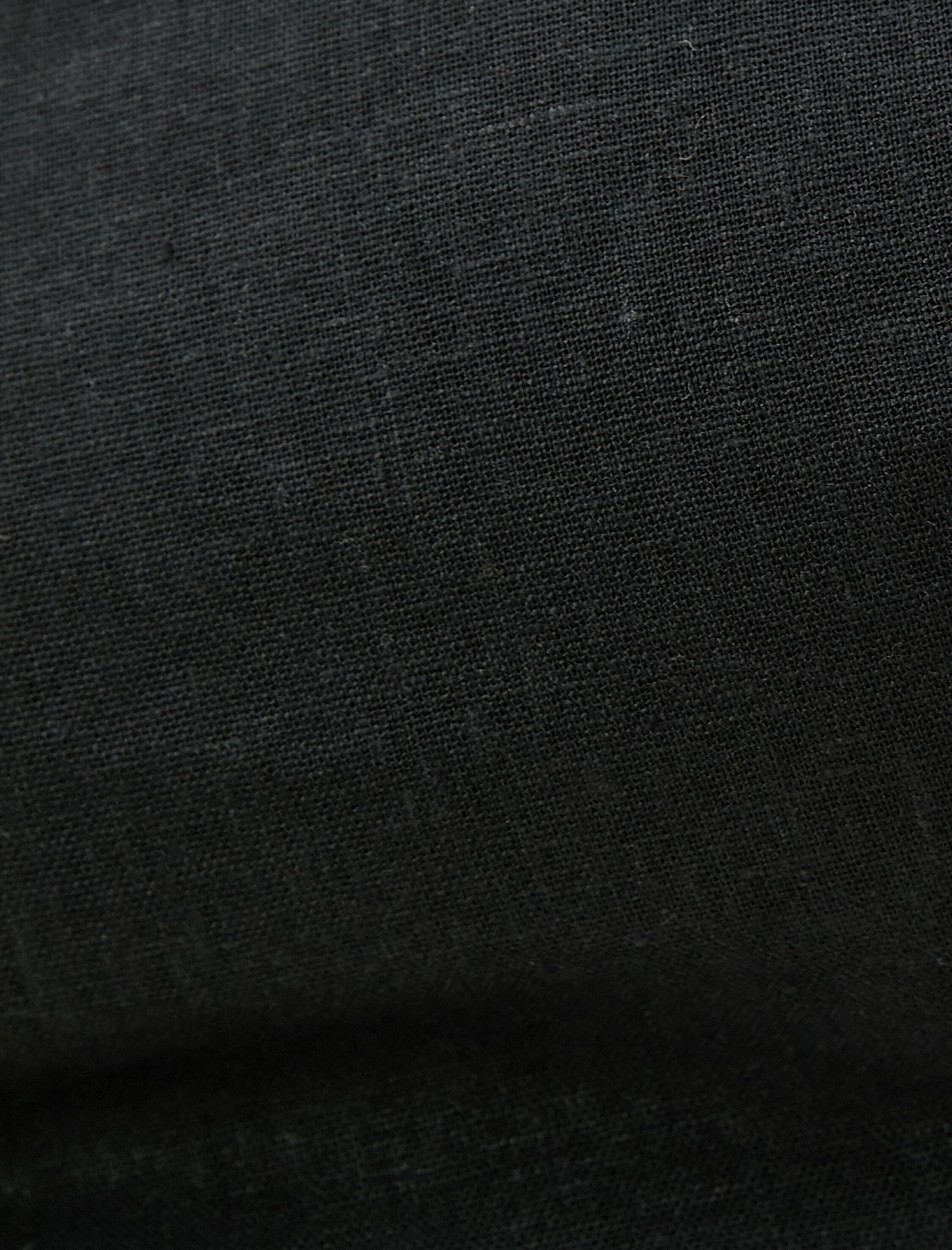   Keten Karışımlı Crop Bluz