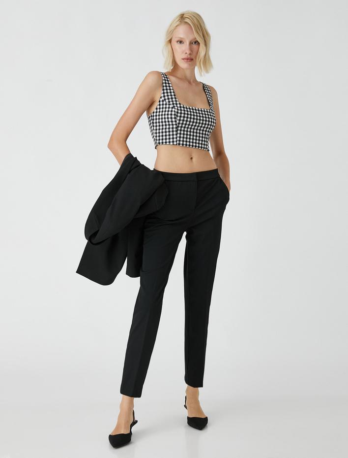  Dar Paça Basic Pantolon