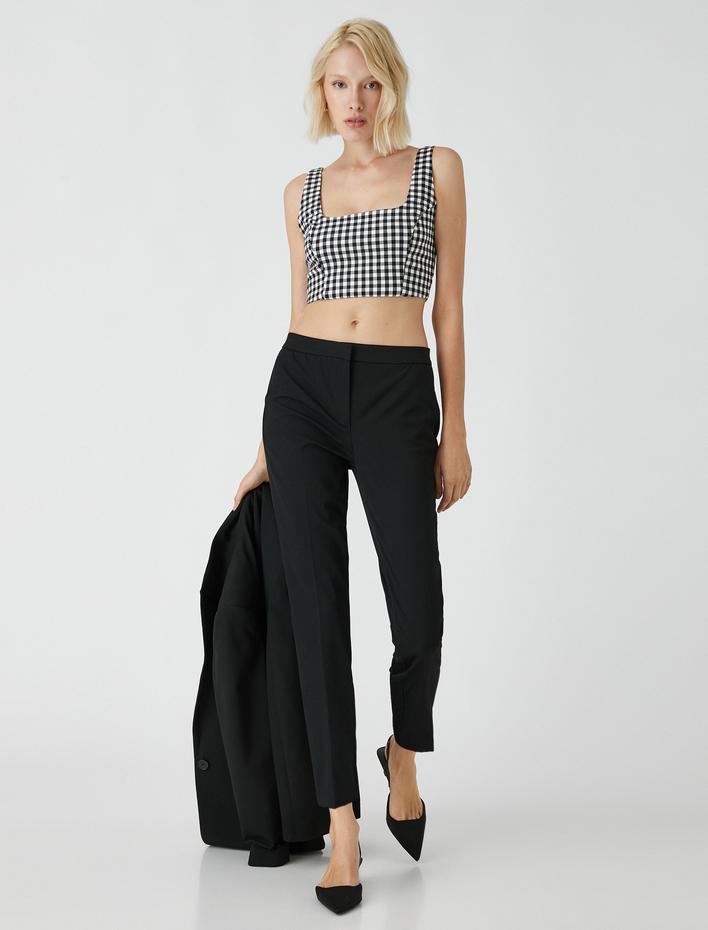  Dar Paça Basic Pantolon