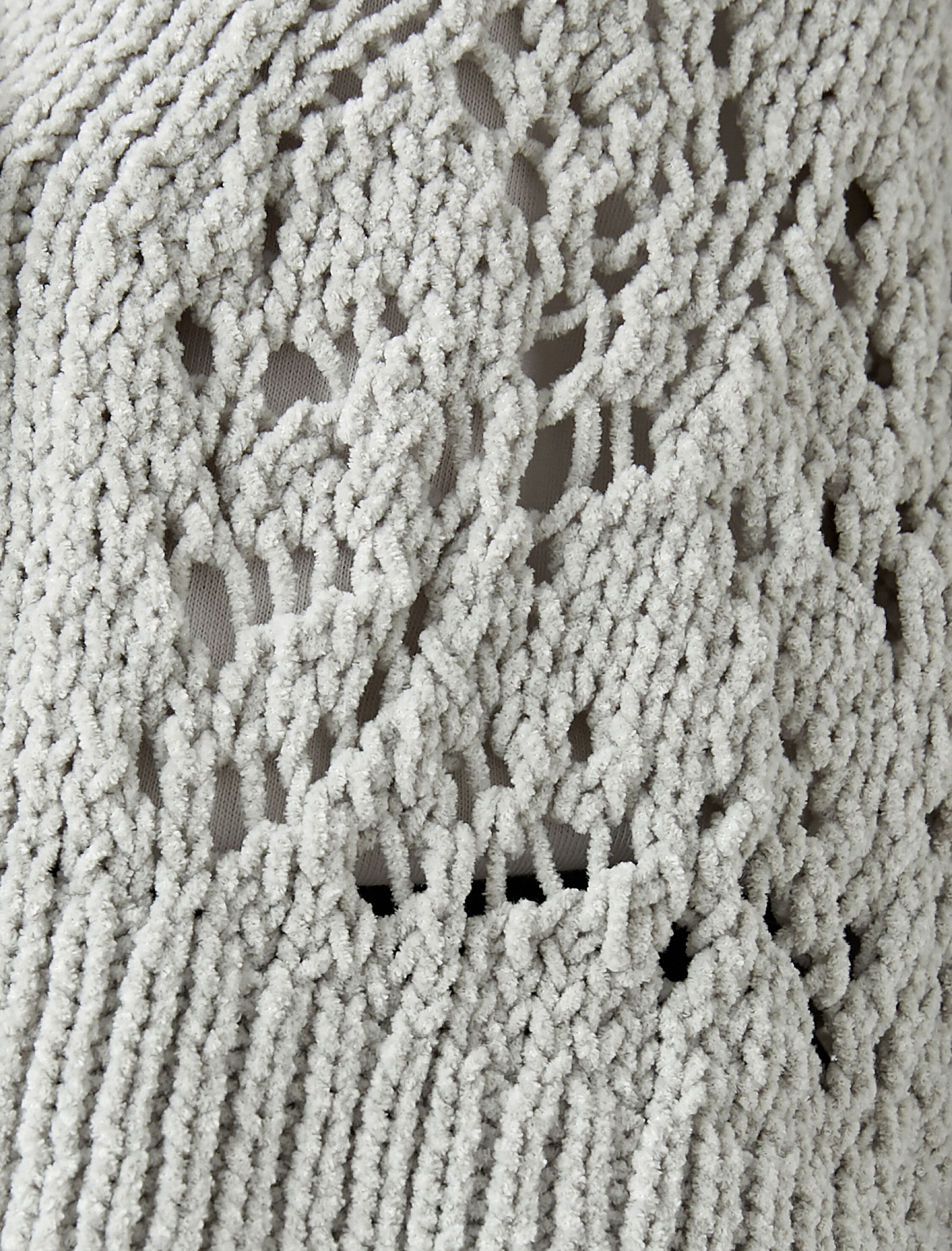   Crop Hırka Ajurlu İnci Düğme Detaylı Uzun Kollu