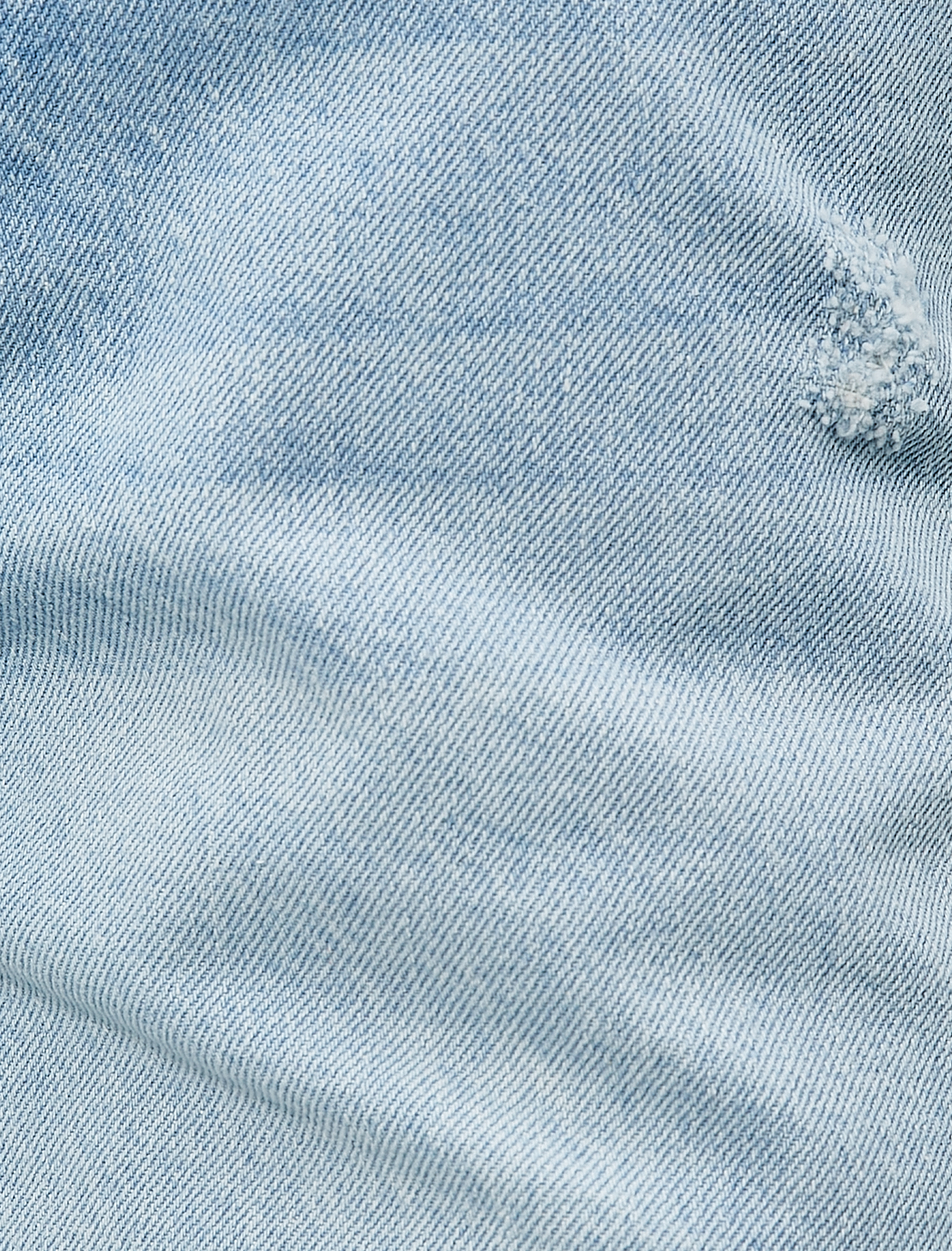   Oversize Yırtık Kot Şort Cep Detaylı Düğmeli Pamuklu