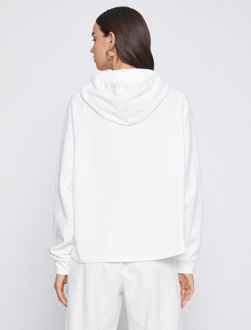   Kapüşonlu Sweatshirt Kanguru Cepli