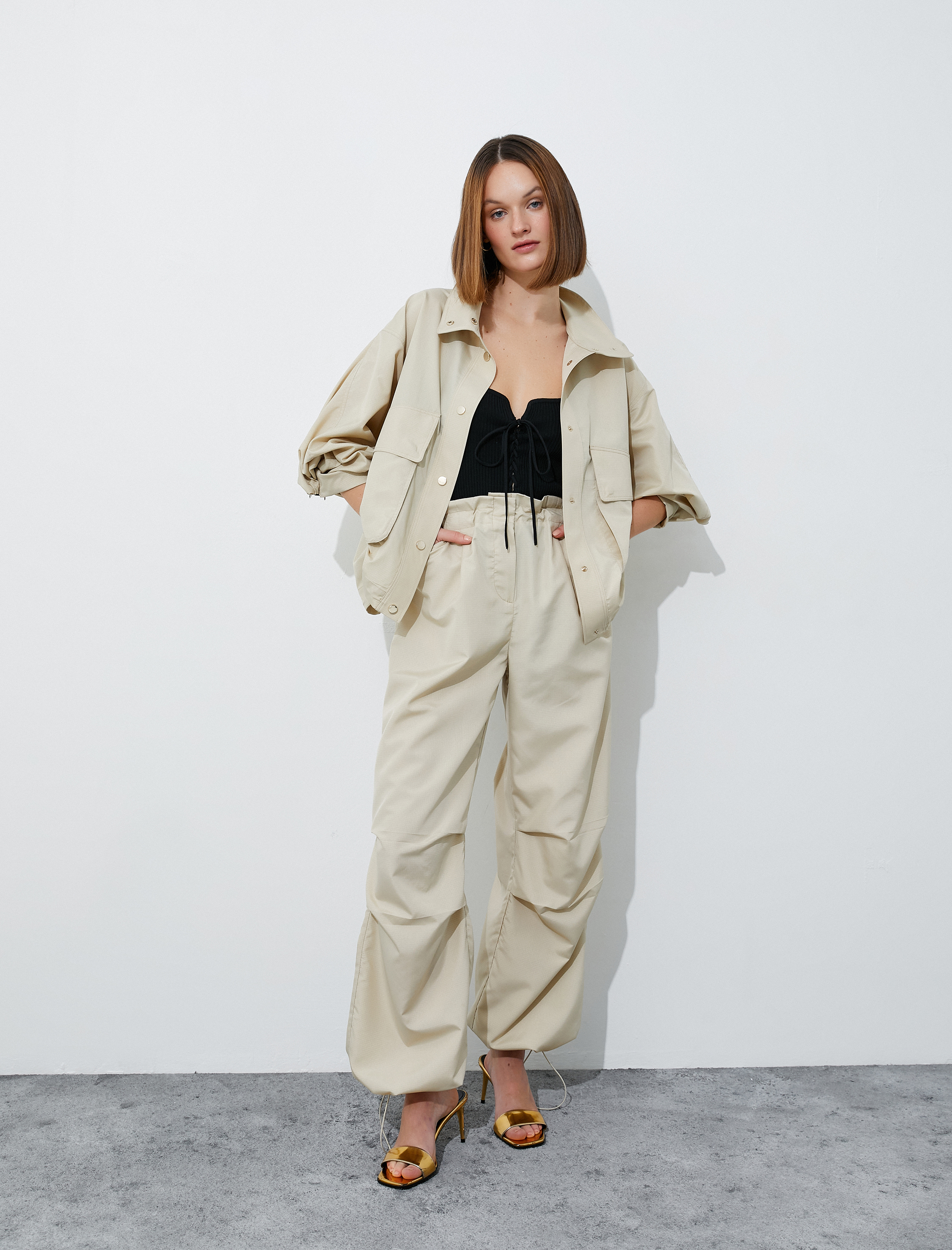   Cepli Çıtçıtlı Mevsimlik Ceket