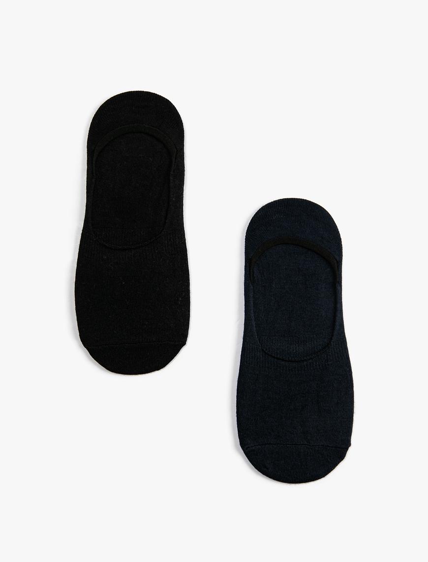  Erkek Basic 2'li Sneaker Çorap Seti