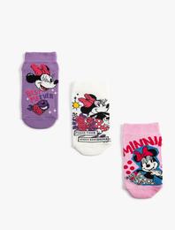 Minnie Mouse Çorap Seti Lisanslı 3'lü