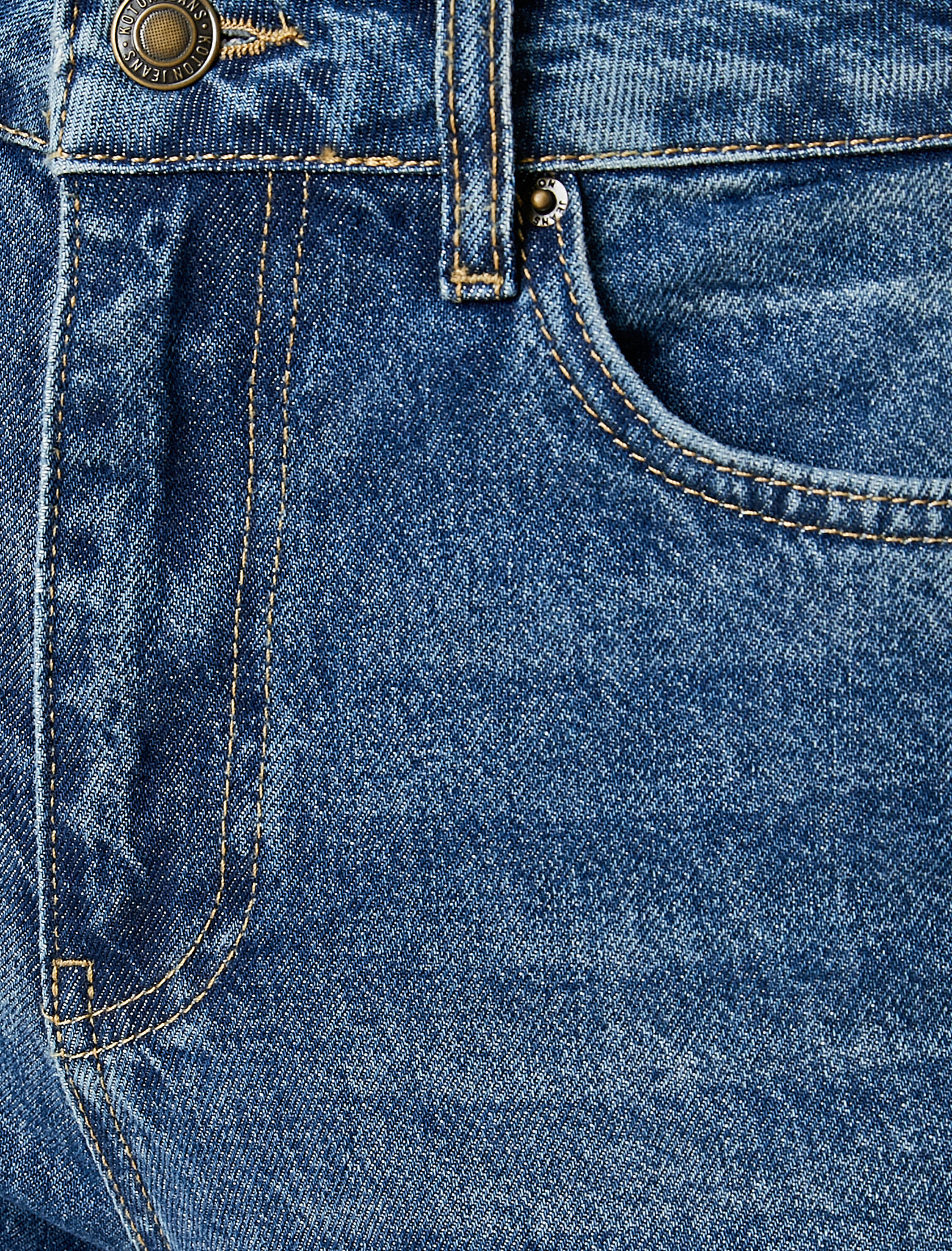   Yüksek Bel Kot Pantolon - Mom Jean