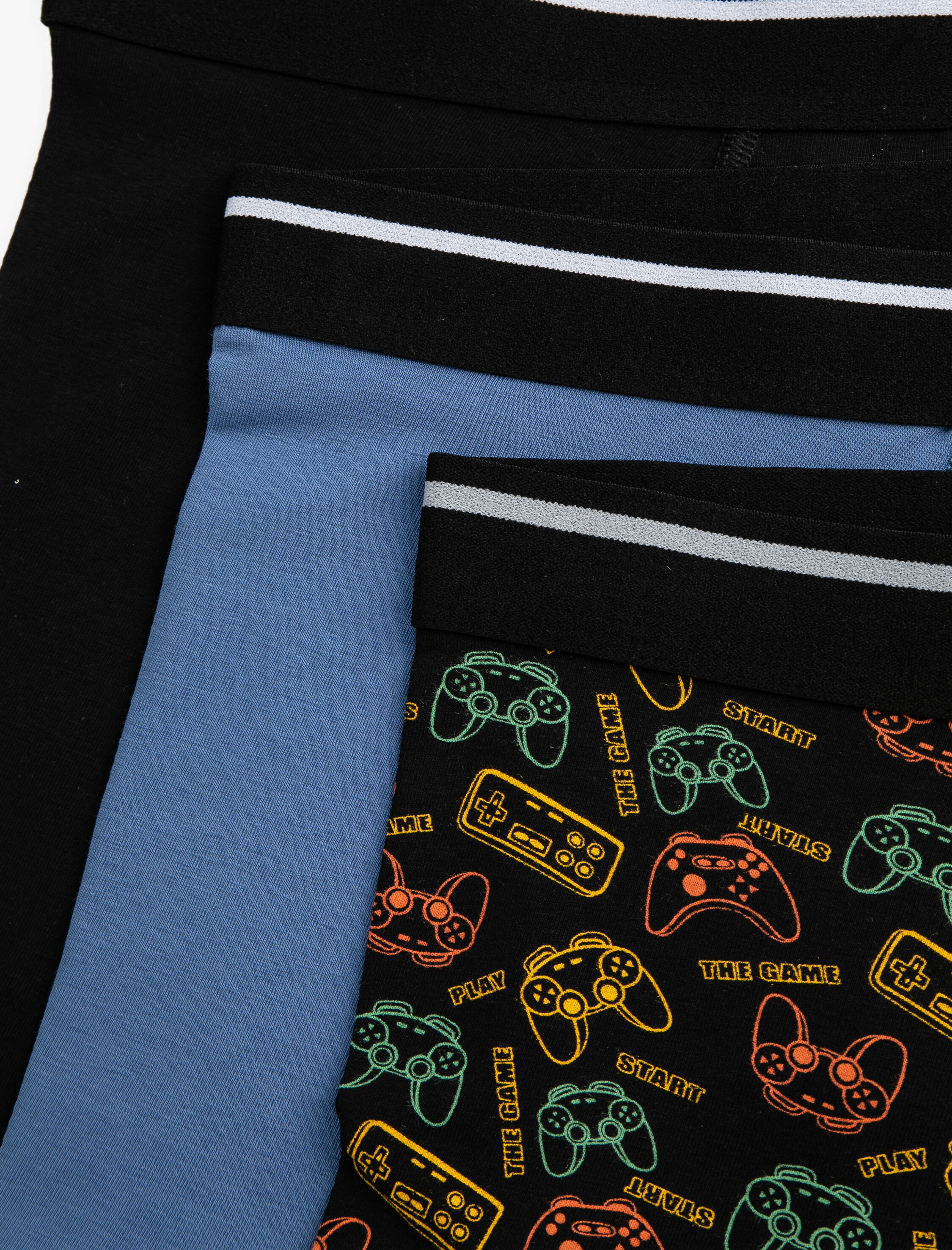   Pamuklu 3'lü Set Basic Boxer