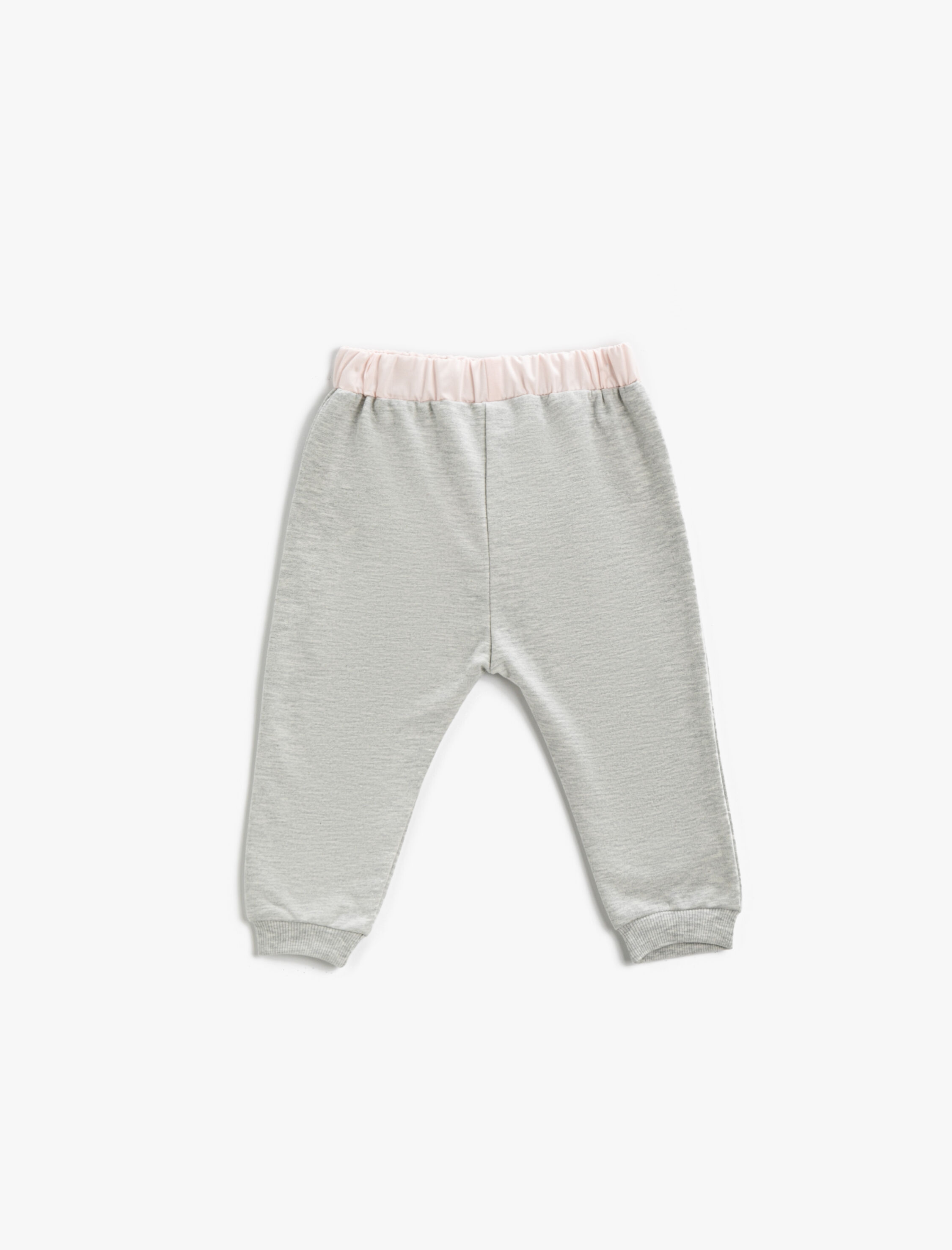  Kız Bebek Basic Jogger Eşofman Altı Belden Bağlamalı