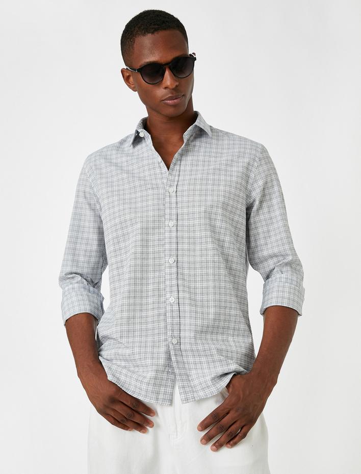  Kareli Gömlek Non Iron