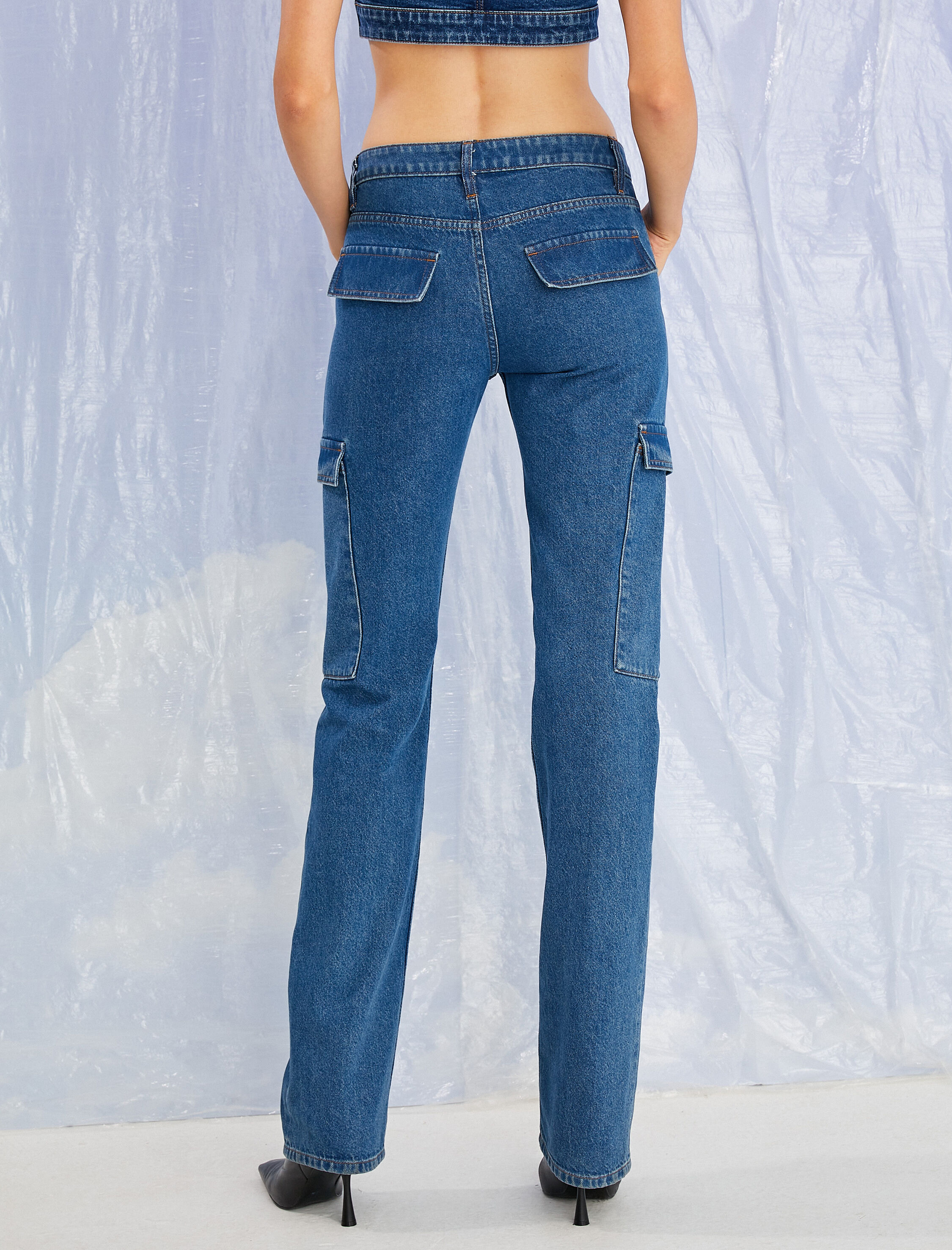   Kargo Kot Pantolon Cepli - Eve Slim Jean
