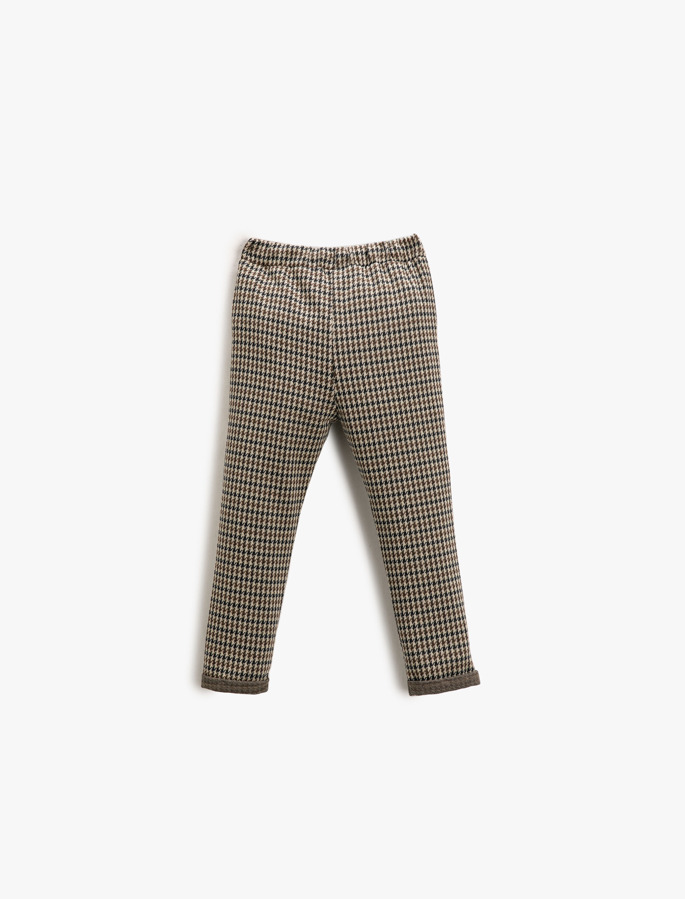  Erkek Bebek Ekose Beli Bağlamalı Eşofman Altı