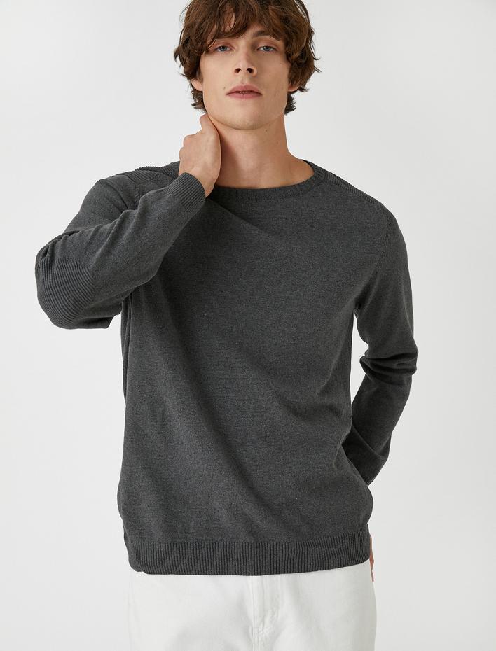  Basic Triko Kazak Bisiklet Yaka Dar Kesim