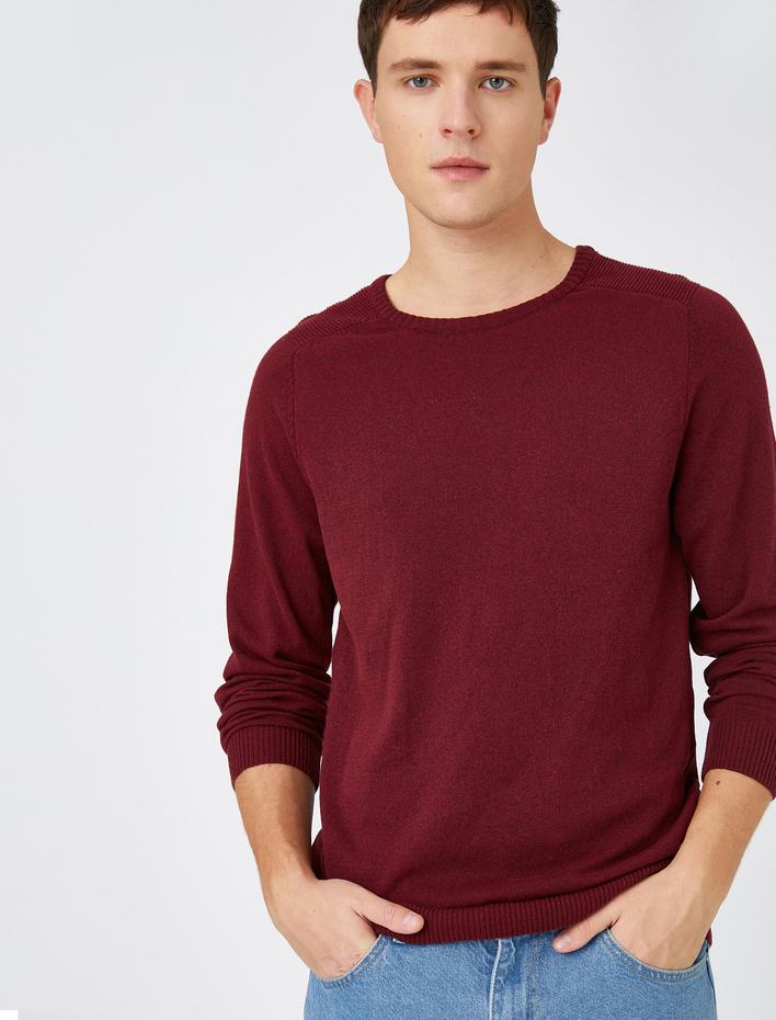  Basic Triko Kazak Bisiklet Yaka Dar Kesim