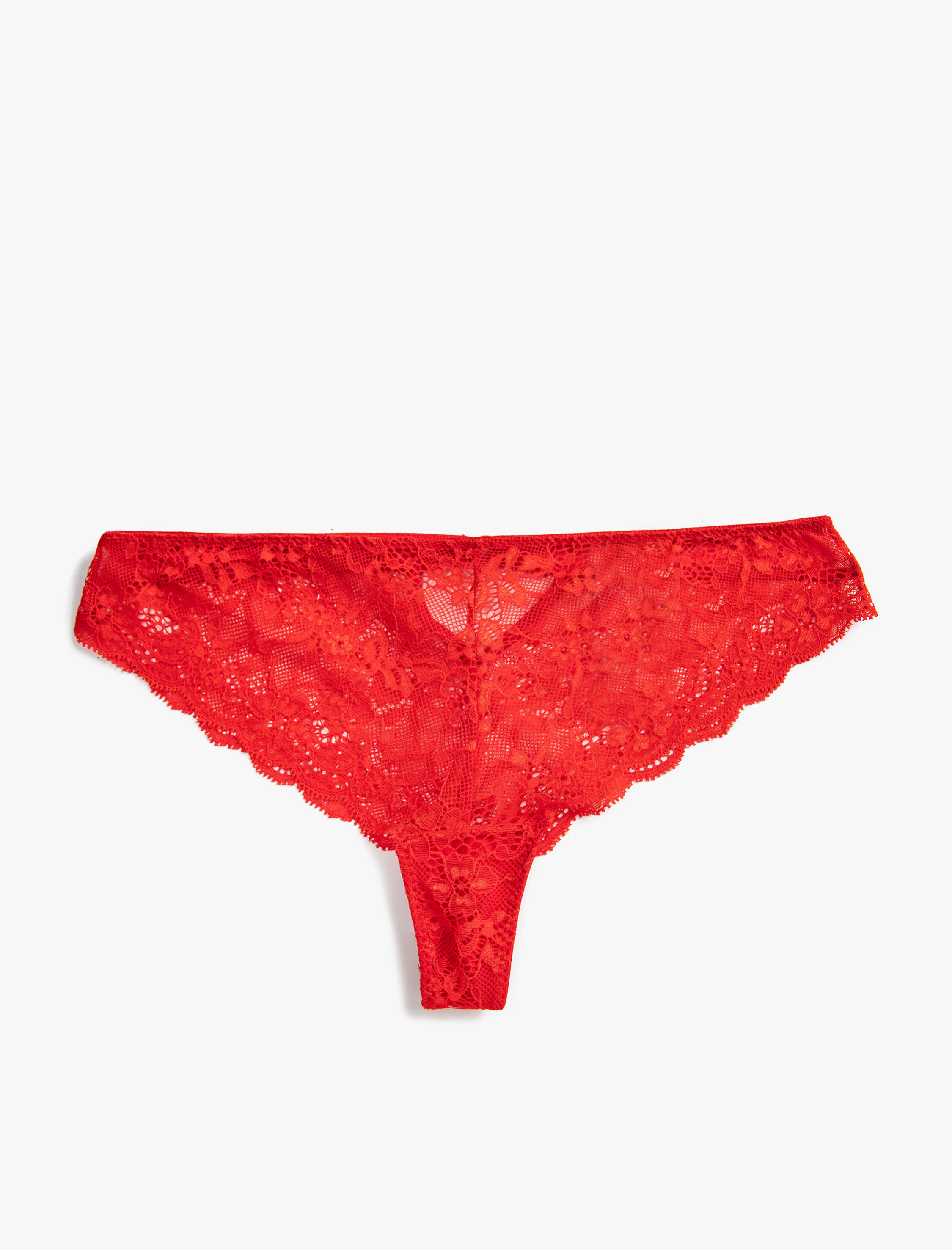   Dantelli Brief Külot Pencere Detaylı