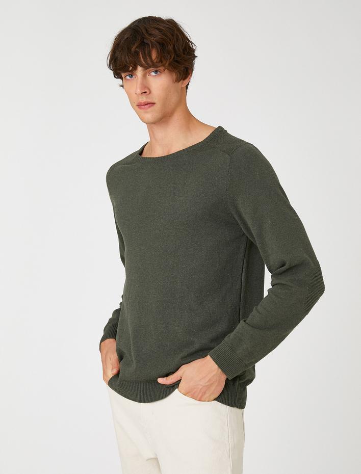  Basic Triko Kazak Bisiklet Yaka Dar Kesim