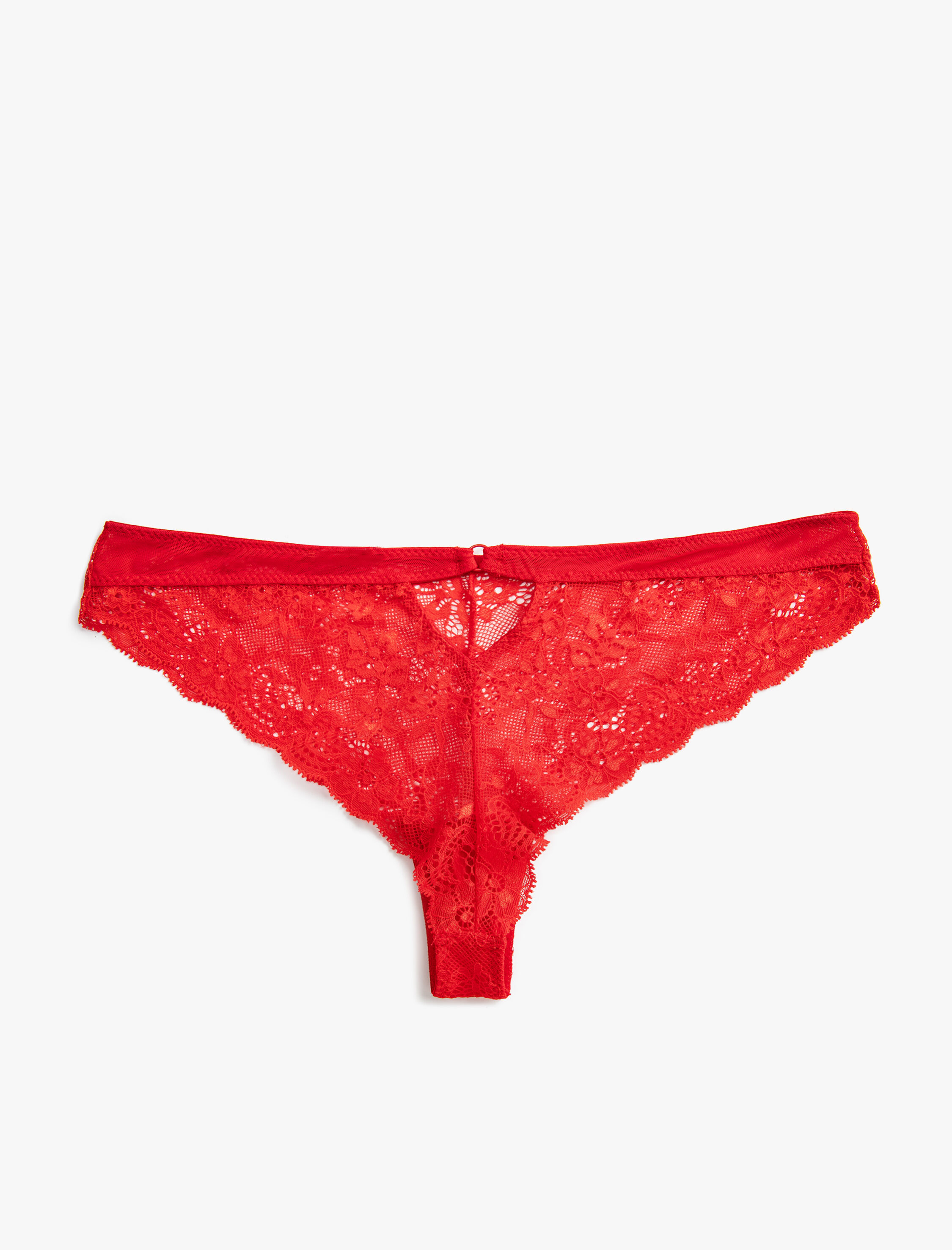   Dantelli Brief Külot Pencere Detaylı