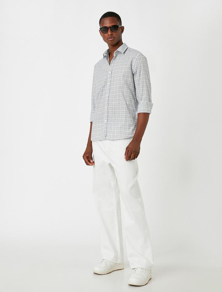  Kareli Gömlek Non Iron