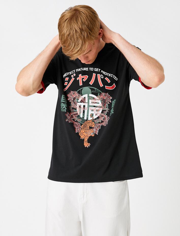  Oversize Baskılı Tişört