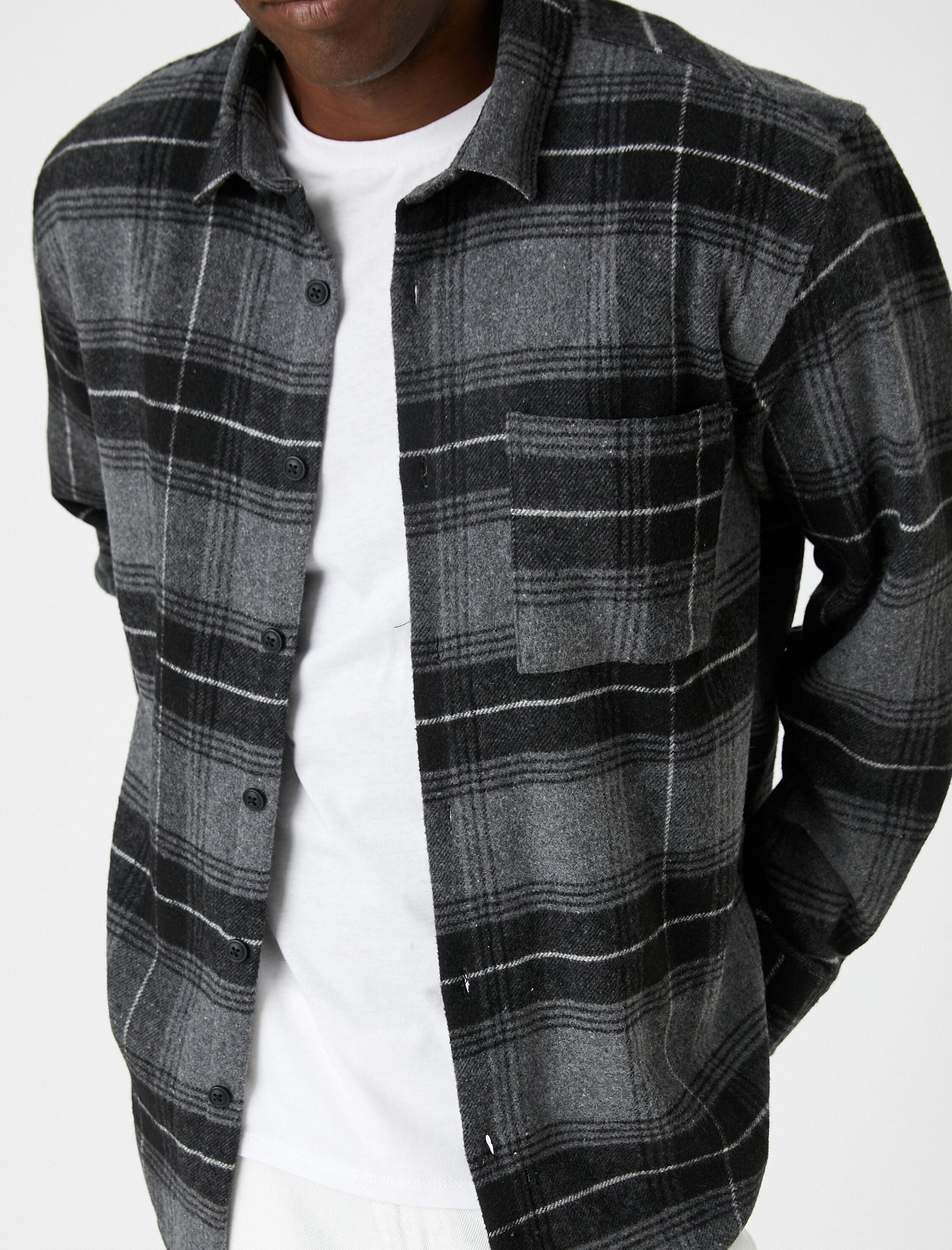   Oduncu Gömleği Uzun Kollu