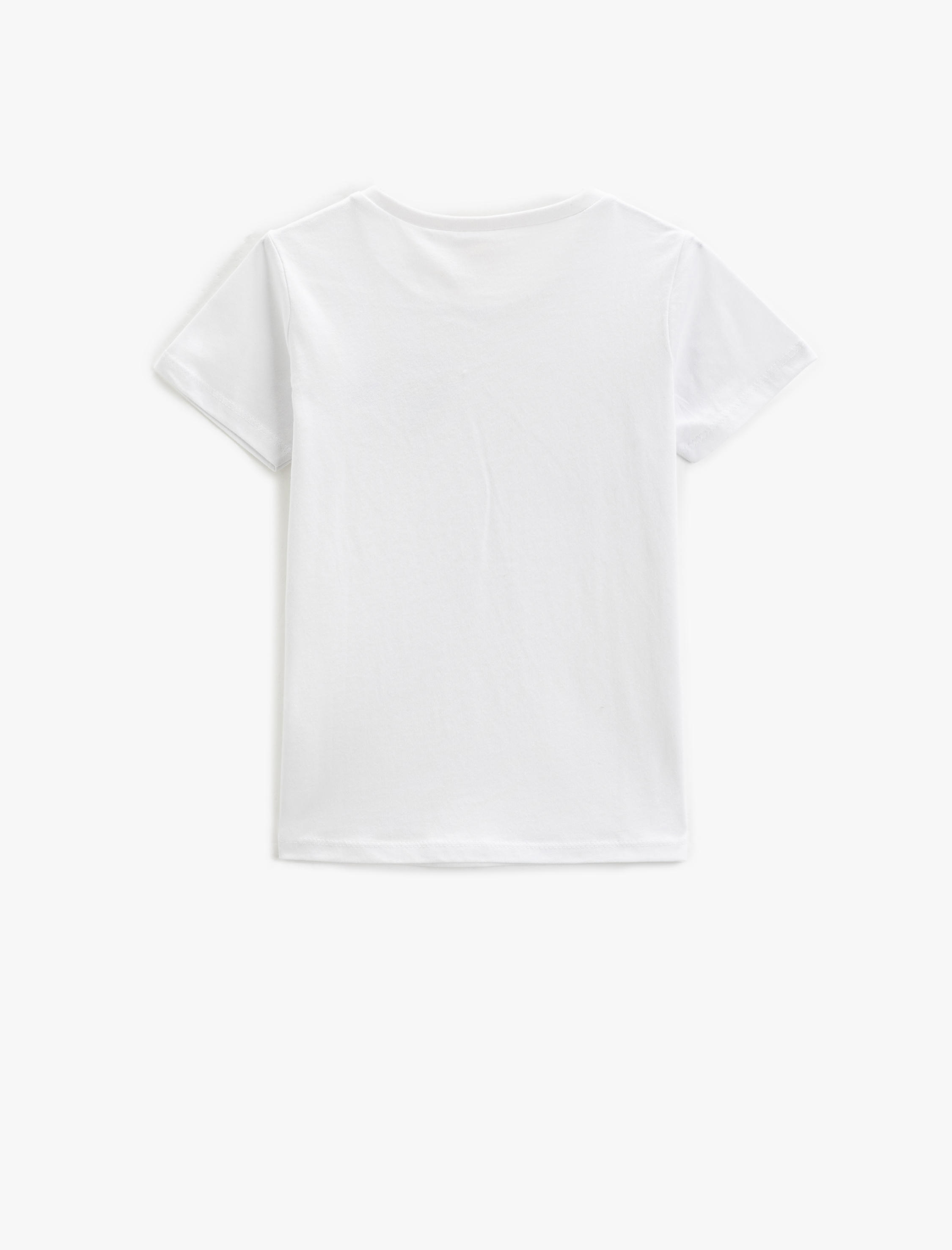  Kız Çocuk Tişört Atatürk Baskılı Kısa Kollu Pamuklu