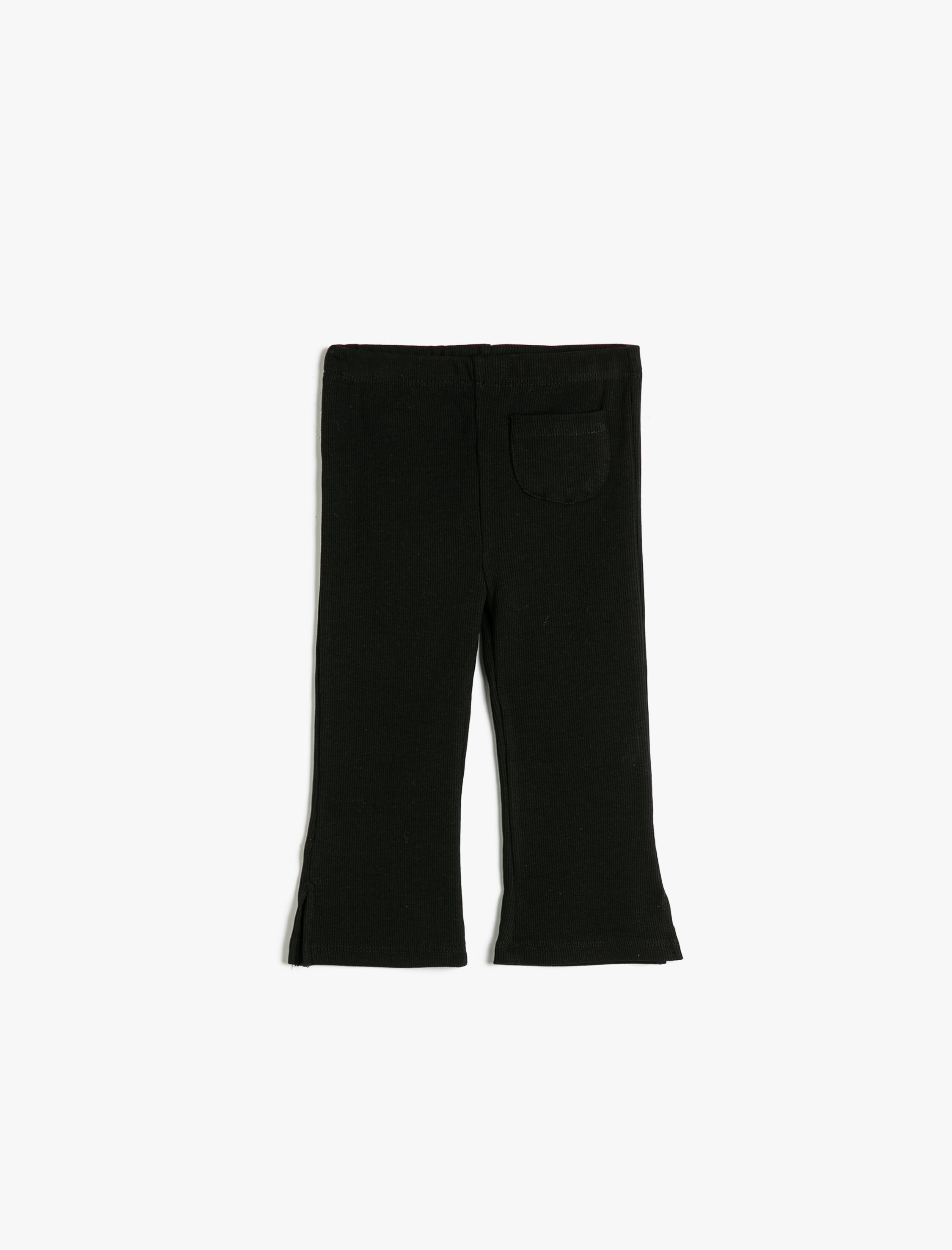  Kız Bebek İspanyol Paça Tayt Cep Detaylı Pamuklu