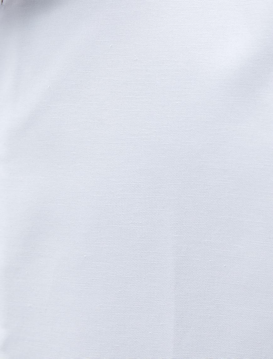   Spor Gömlek Slim Fit Klasik Yaka Uzun Kollu Non Iron