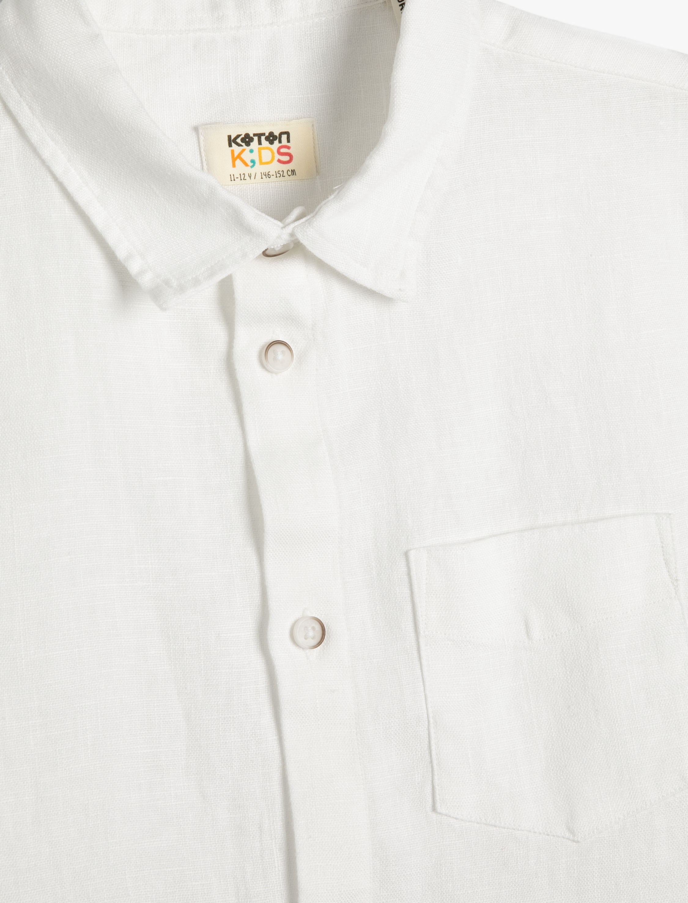  Erkek Çocuk Keten Gömlek Uzun Kollu