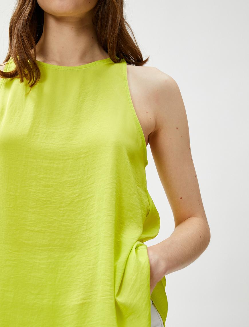   Basic Atlet Kolsuz Halter Yaka