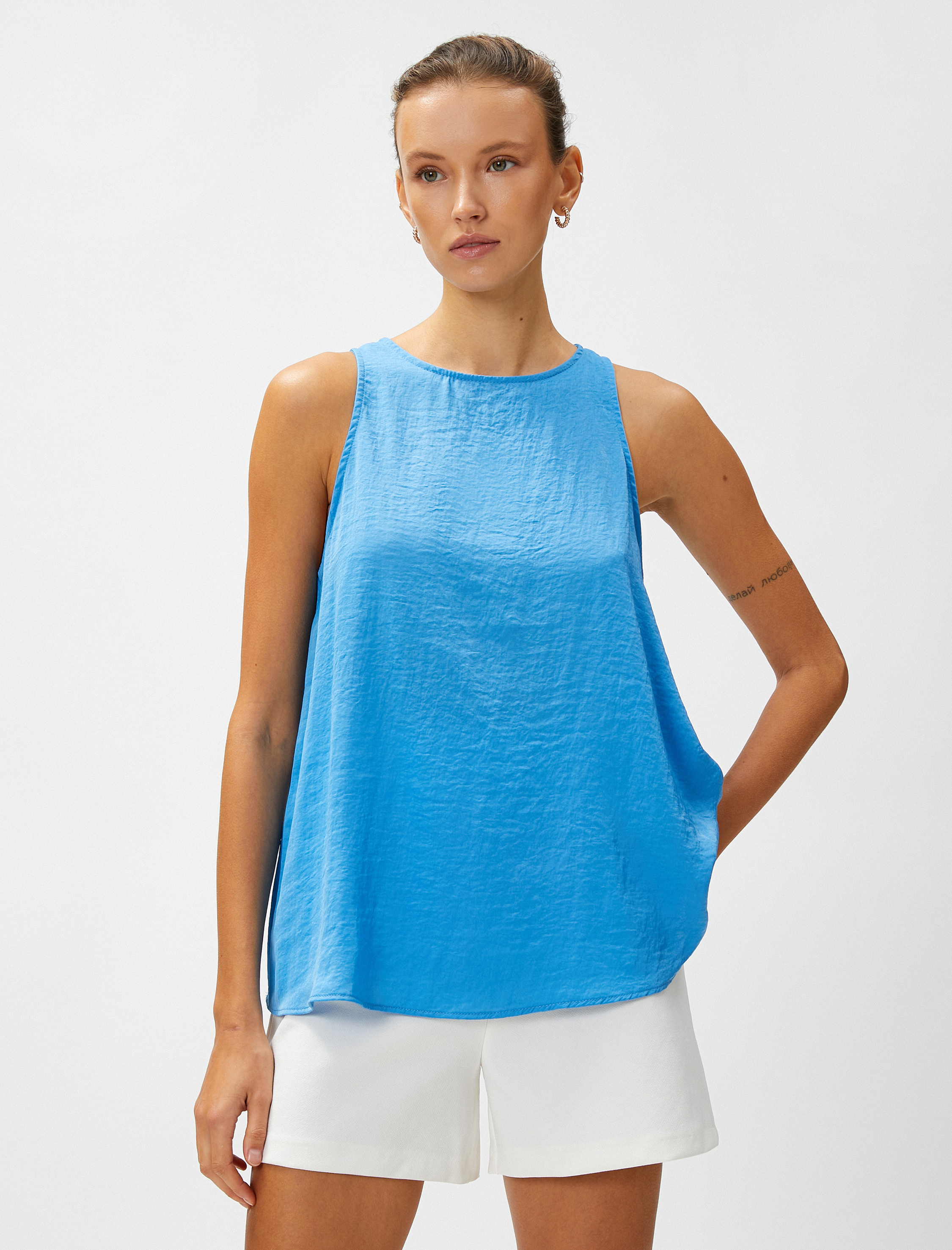   Basic Atlet Kolsuz Halter Yaka