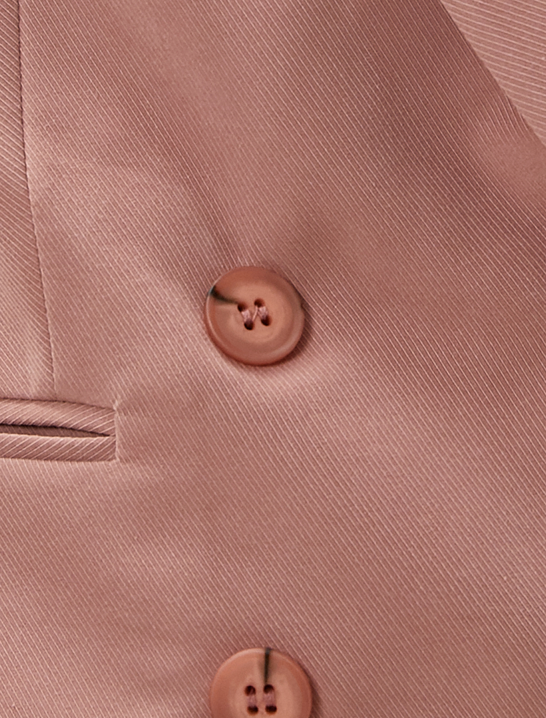   Kruvaze Blazer Ceket Cep Detaylı Modal Karışımlı