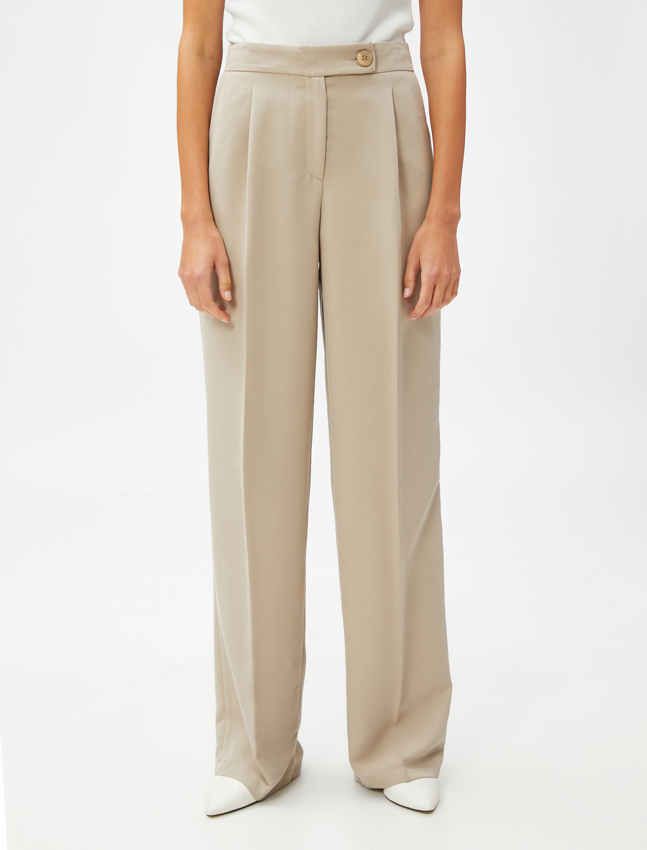   Cepli Palazzo Pantolon Modal Karışımlı