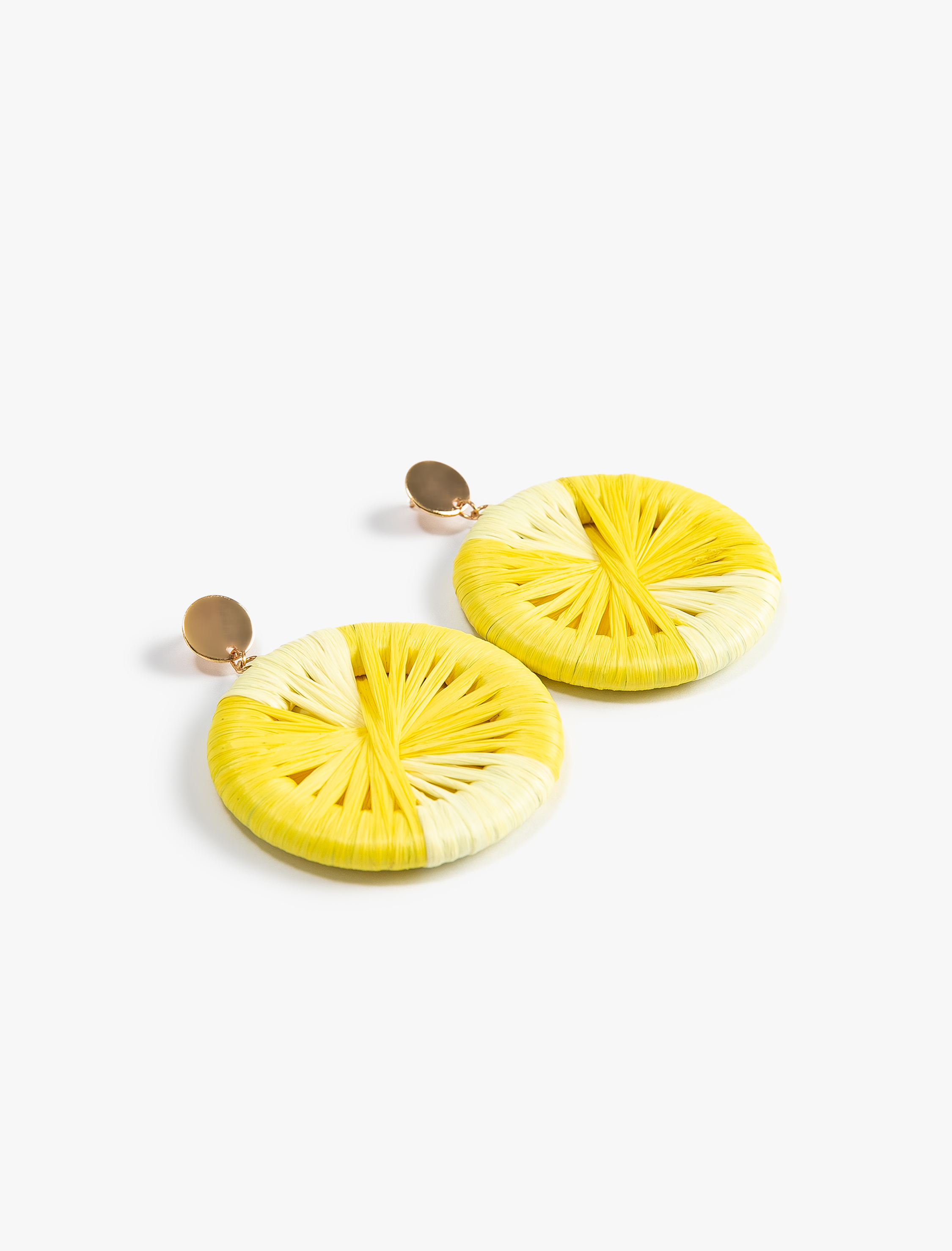  Kadın Küpe Etnik Görünümlü Büyük Yuvarlak Şekilli